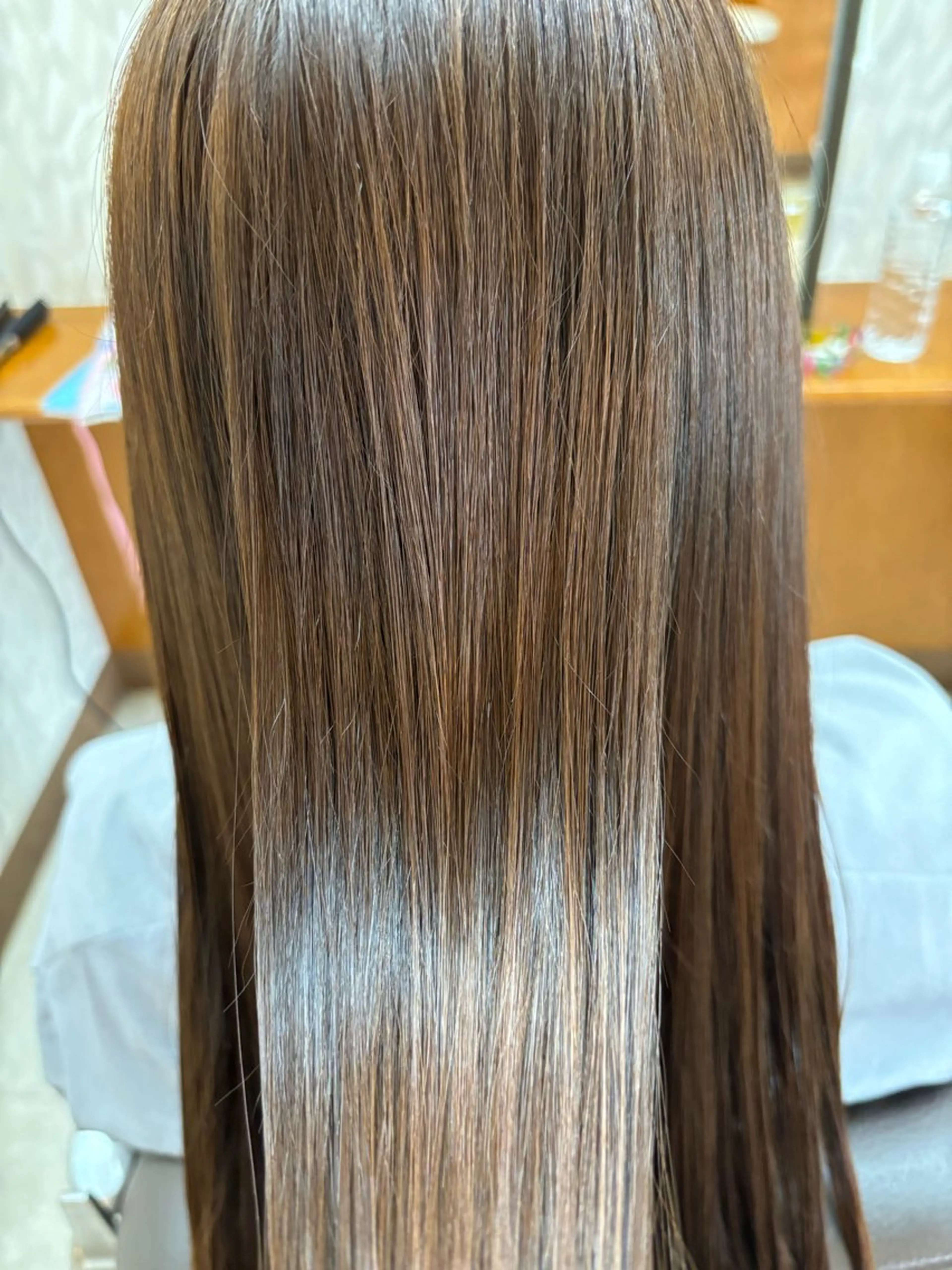 ロング カラー カット パーマ 亀山 来未のヘアスタイル