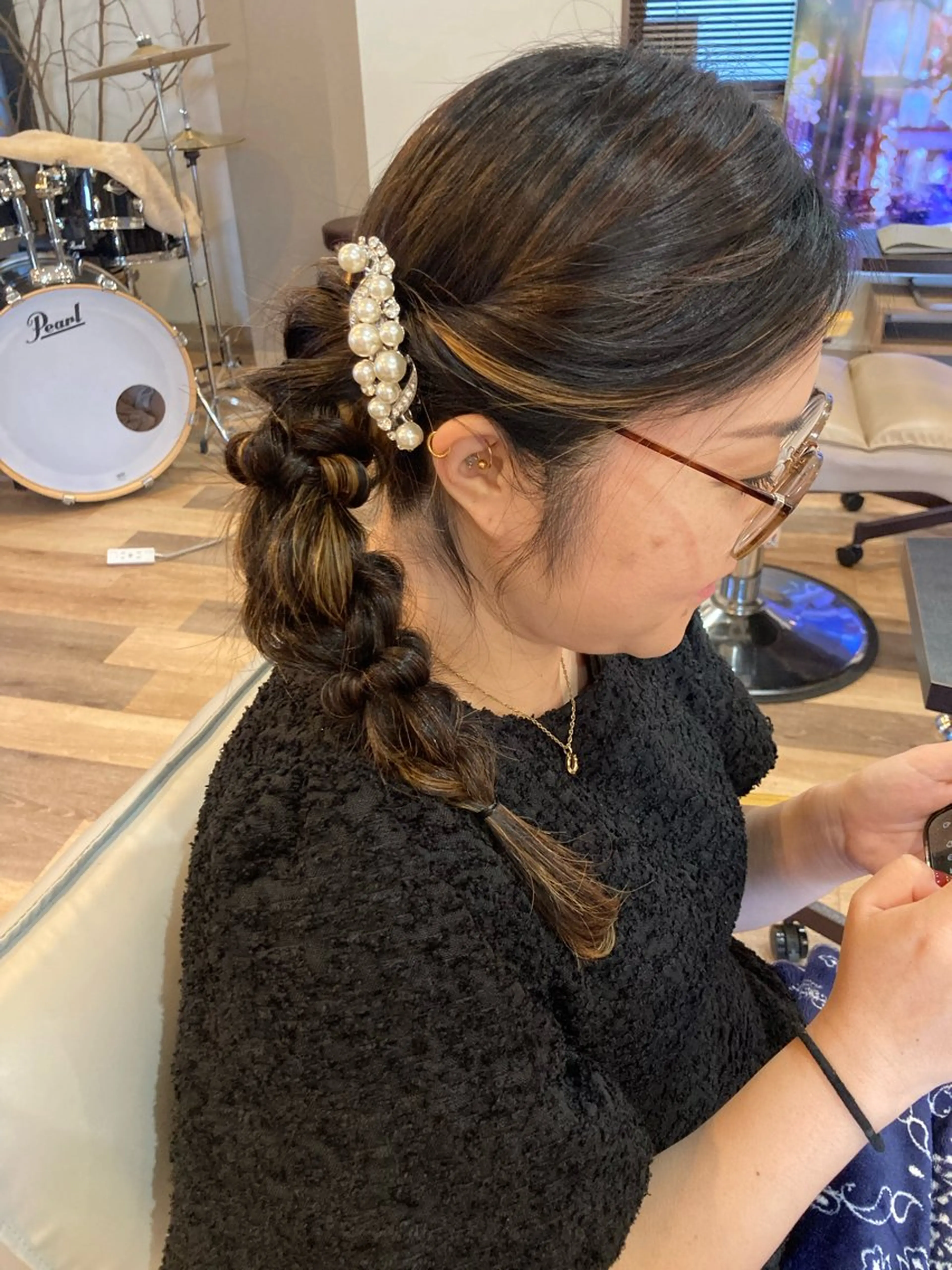 ロング ヘアセット 中野 紹江のマツエク・マツパデザイン