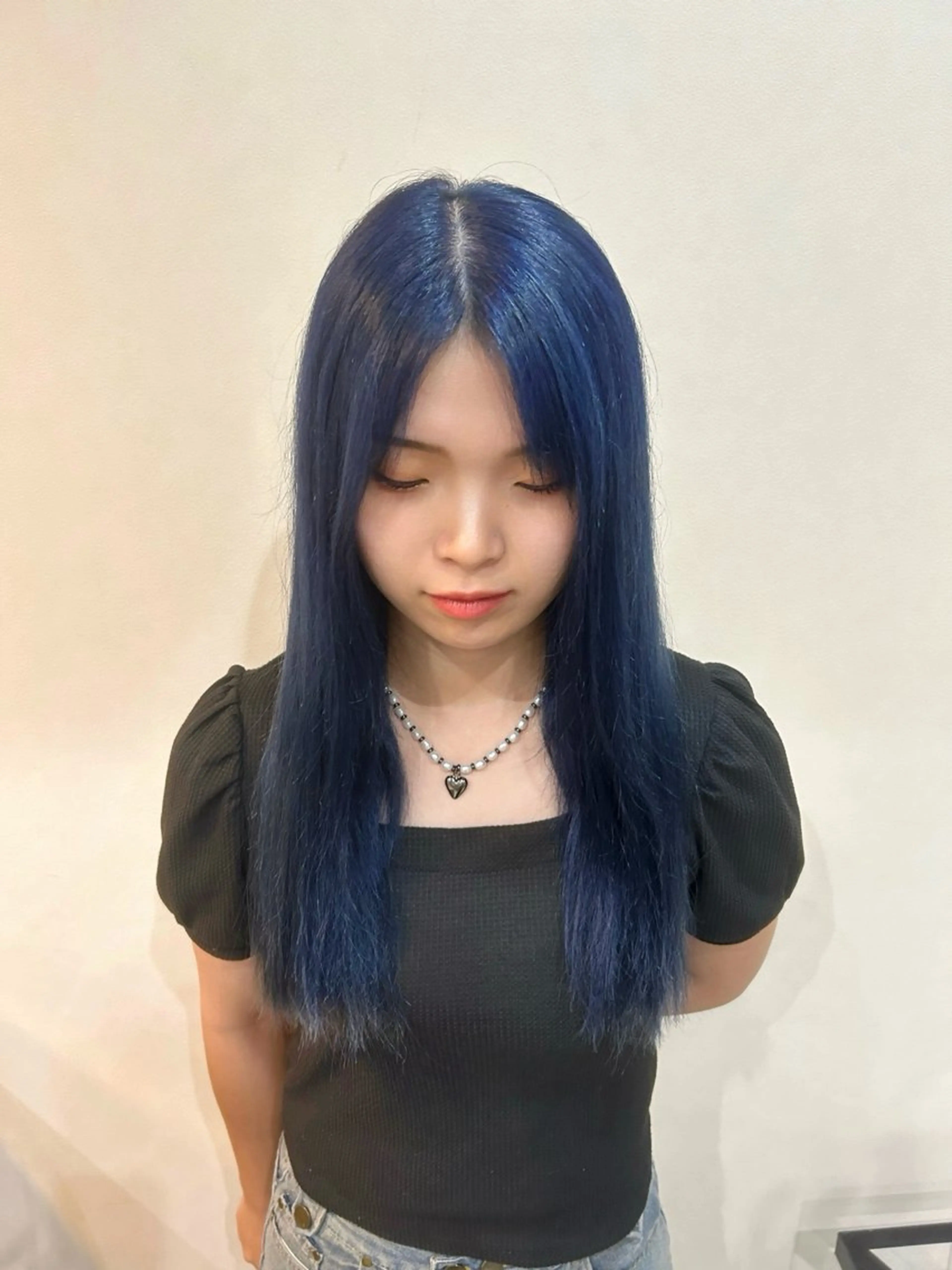 ロング トリートメント ヘアカラー トリートメント MIDORI🌙 透明感/ベージュのヘアスタイル