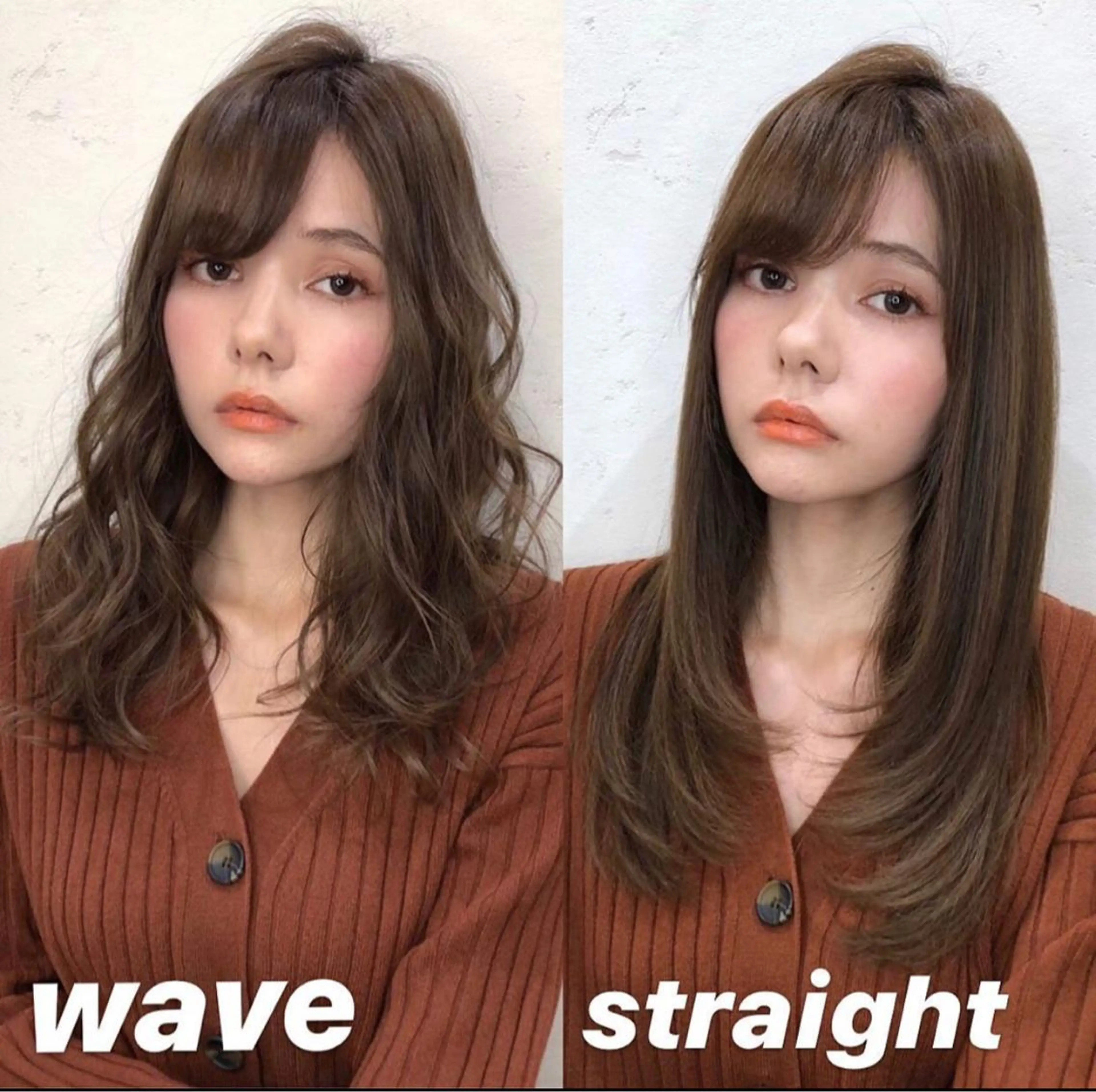 ロング salowin 原宿 aroa所属・韓国／ハッシュカット ／透明感カラー／金野のヘアスタイル