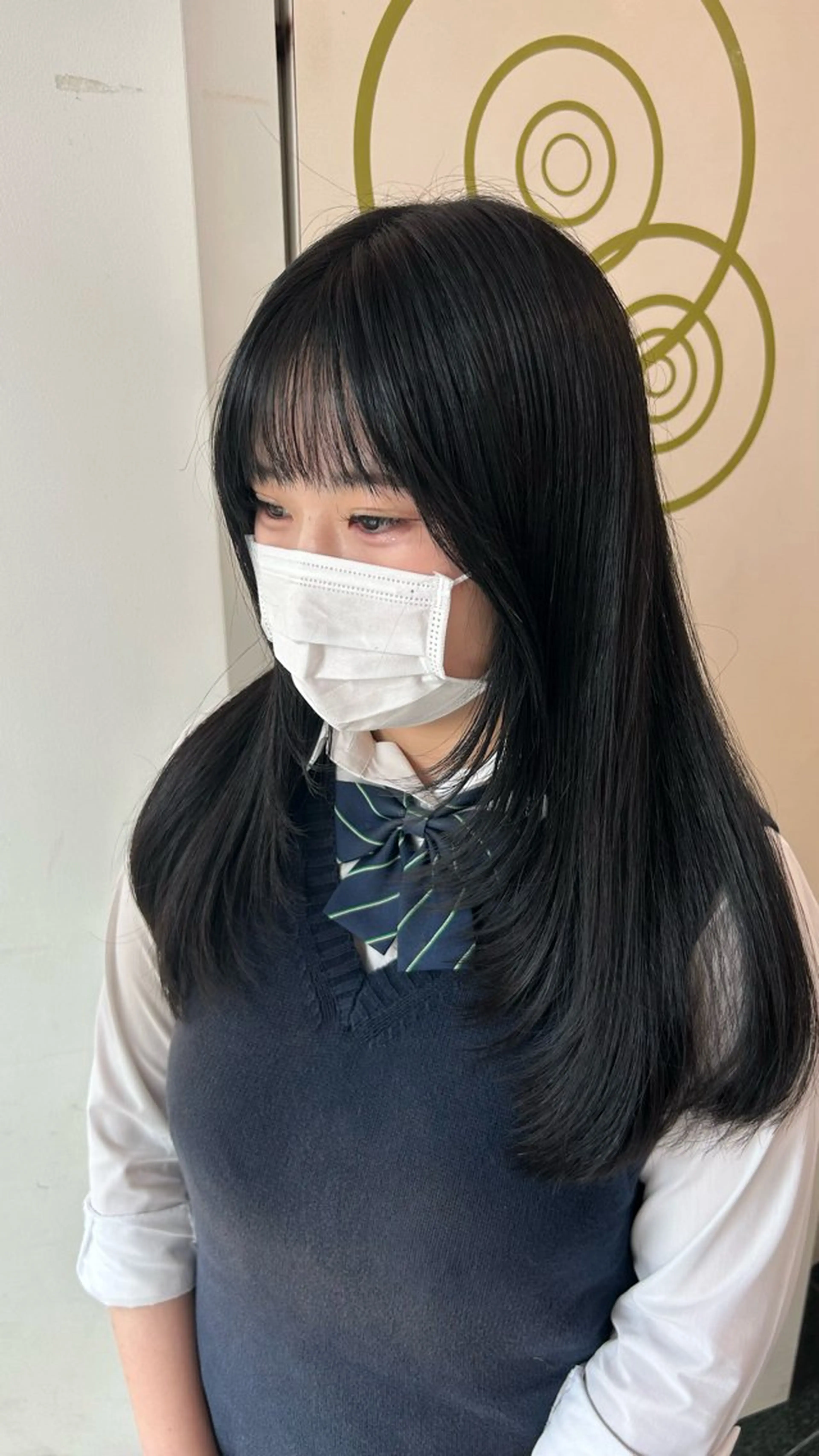 ロング カット ✨🦄韓国風レイヤ ー🦄✨林あかりのヘアスタイル