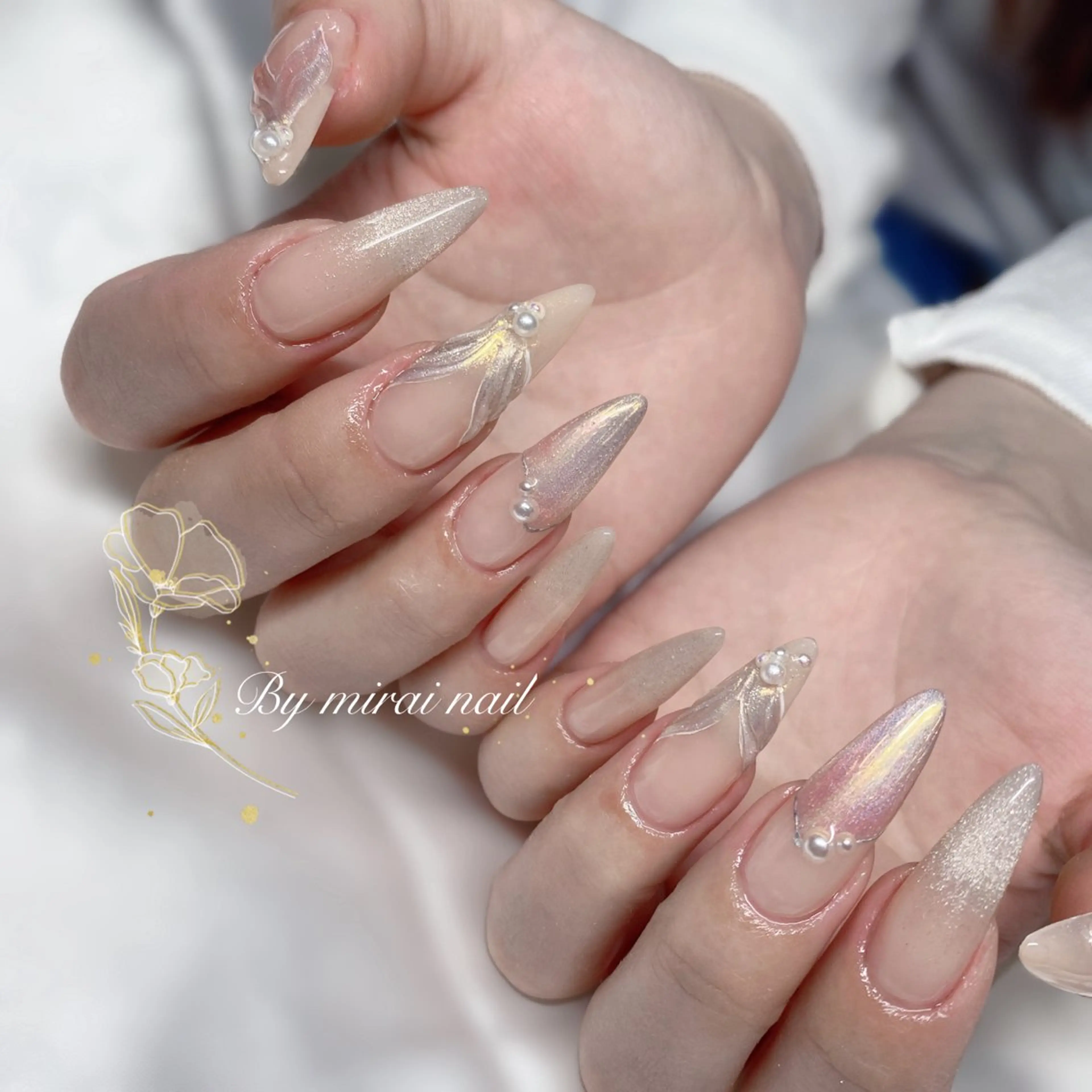 ネイル ハンドネイル ハンドケア ネイルサロン 9Carats神田のネイルデザイン