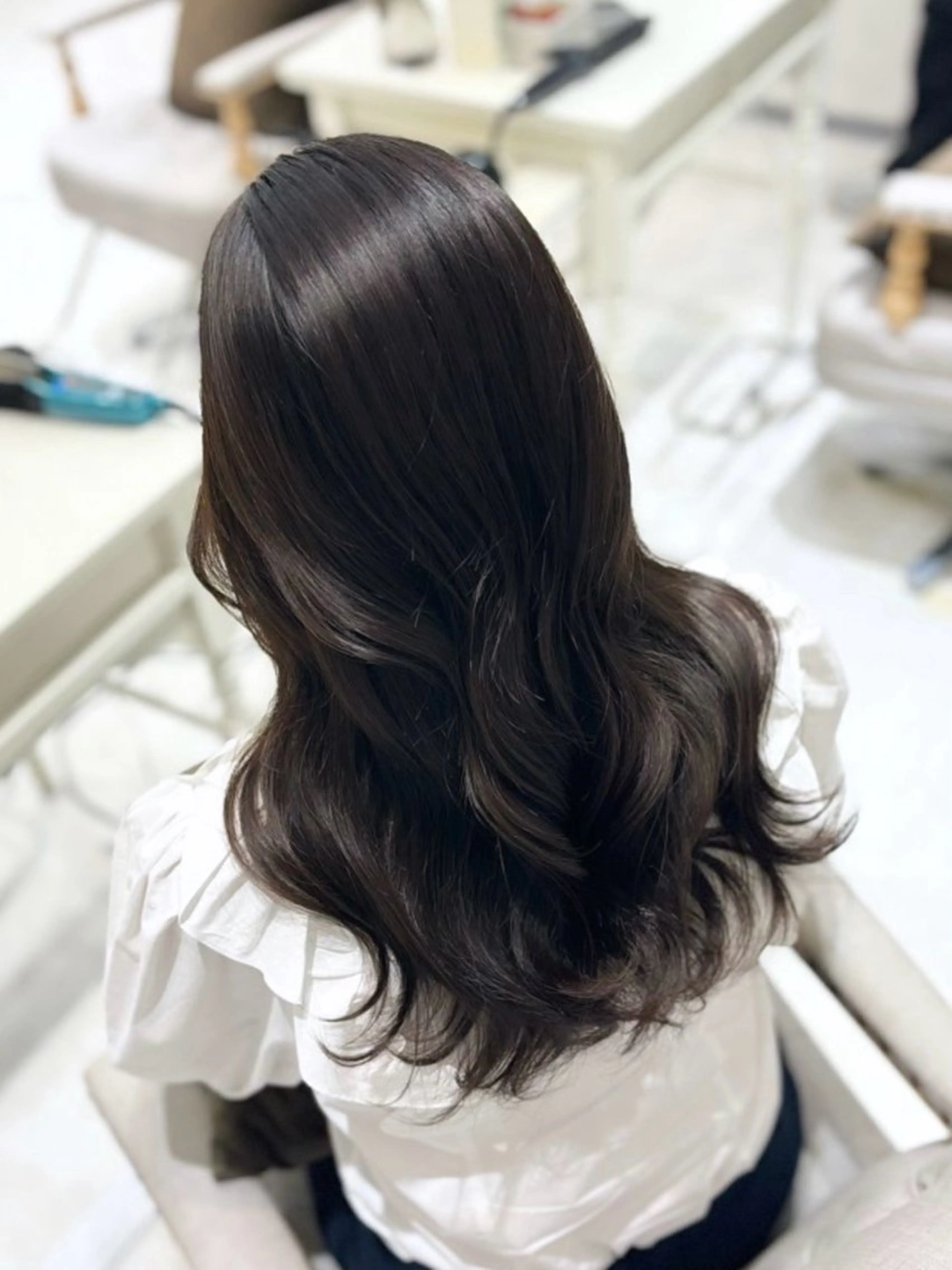 ロング カラー ブラウンカラー 透明感カラー 巻ける縮毛矯正 Sachi🐰のヘアスタイル