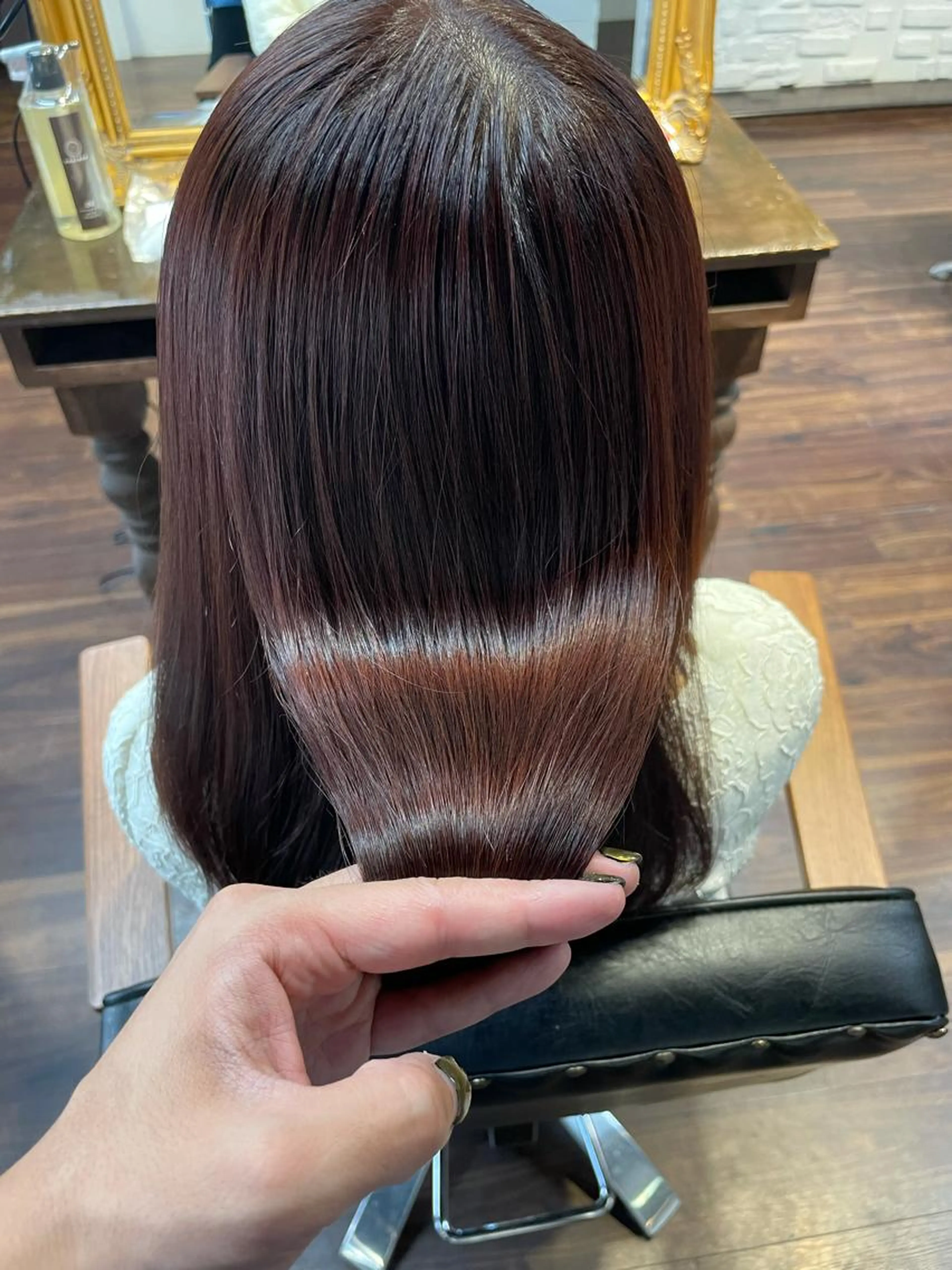【髪質改善】アウター改善により艶感UP、なりたい質感(柔らかさorハリコシ)に少しずつ改善していきます✨の写真