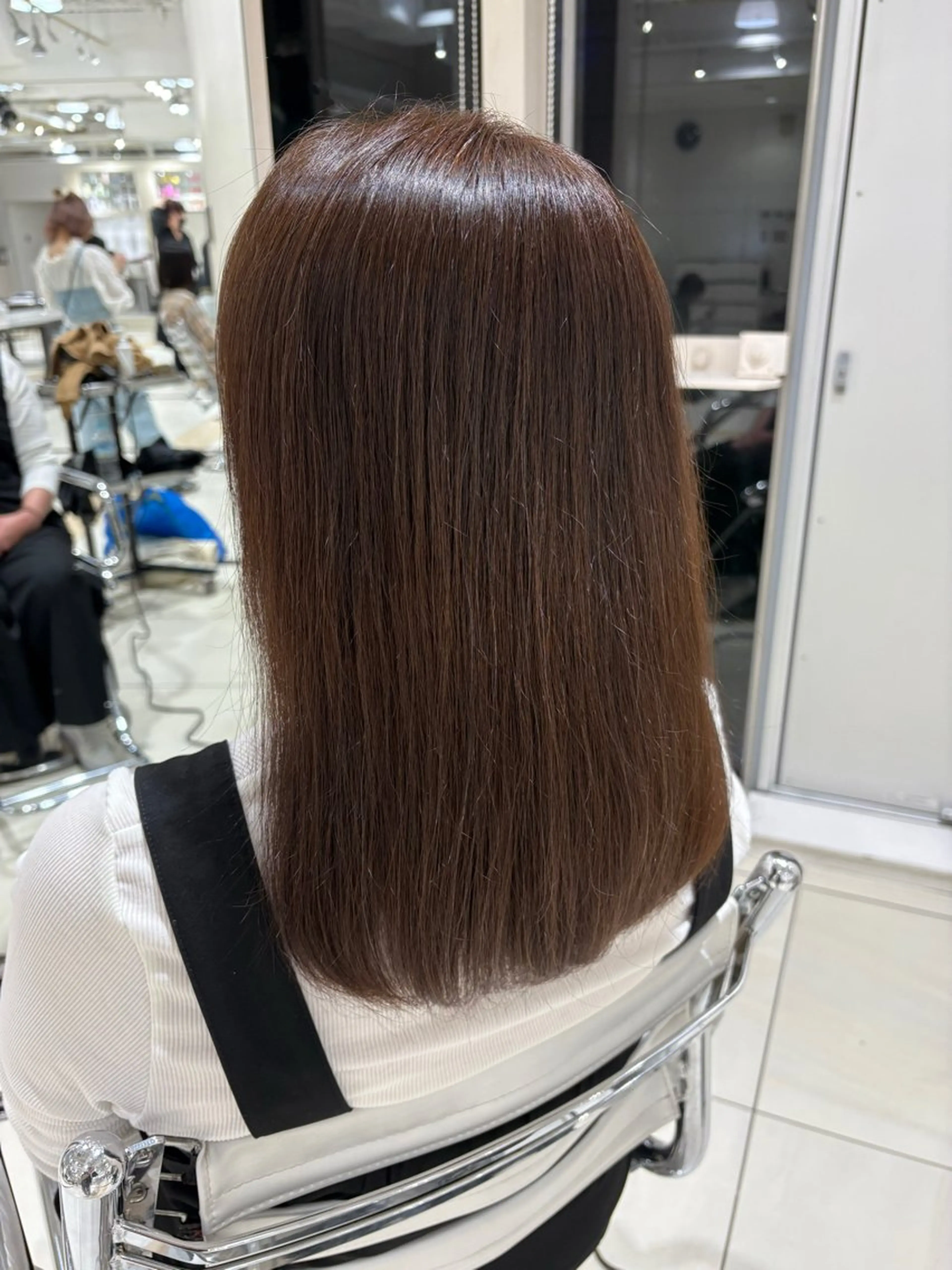 カラー ブリーチ ブリーチなしカラー オレンジ 喜多 智規のヘアスタイル