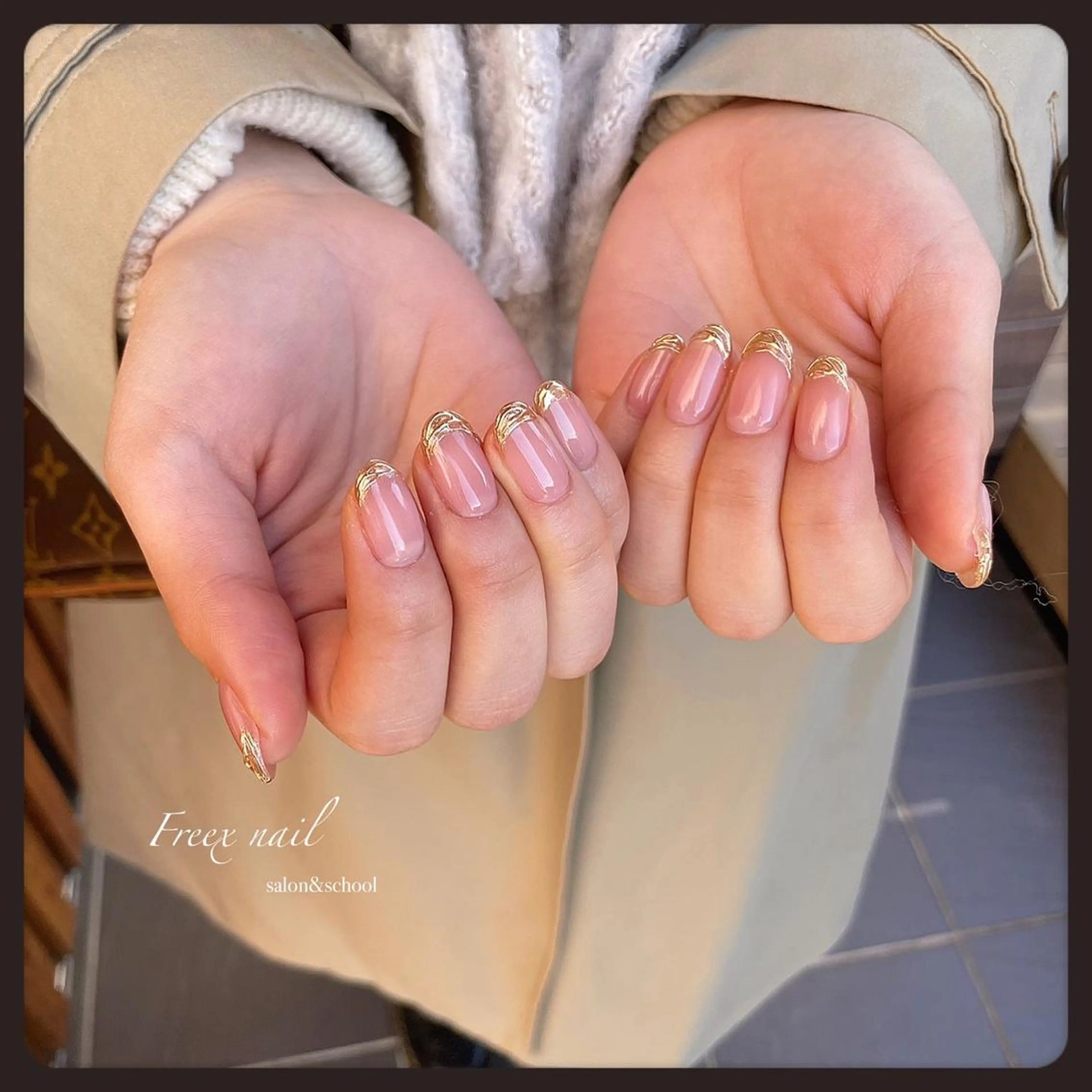 ネイル 持ち込み ハンドネイル ハンドケア Freex nail所属・freex nail /ニュアンス/個性派のネイルデザイン