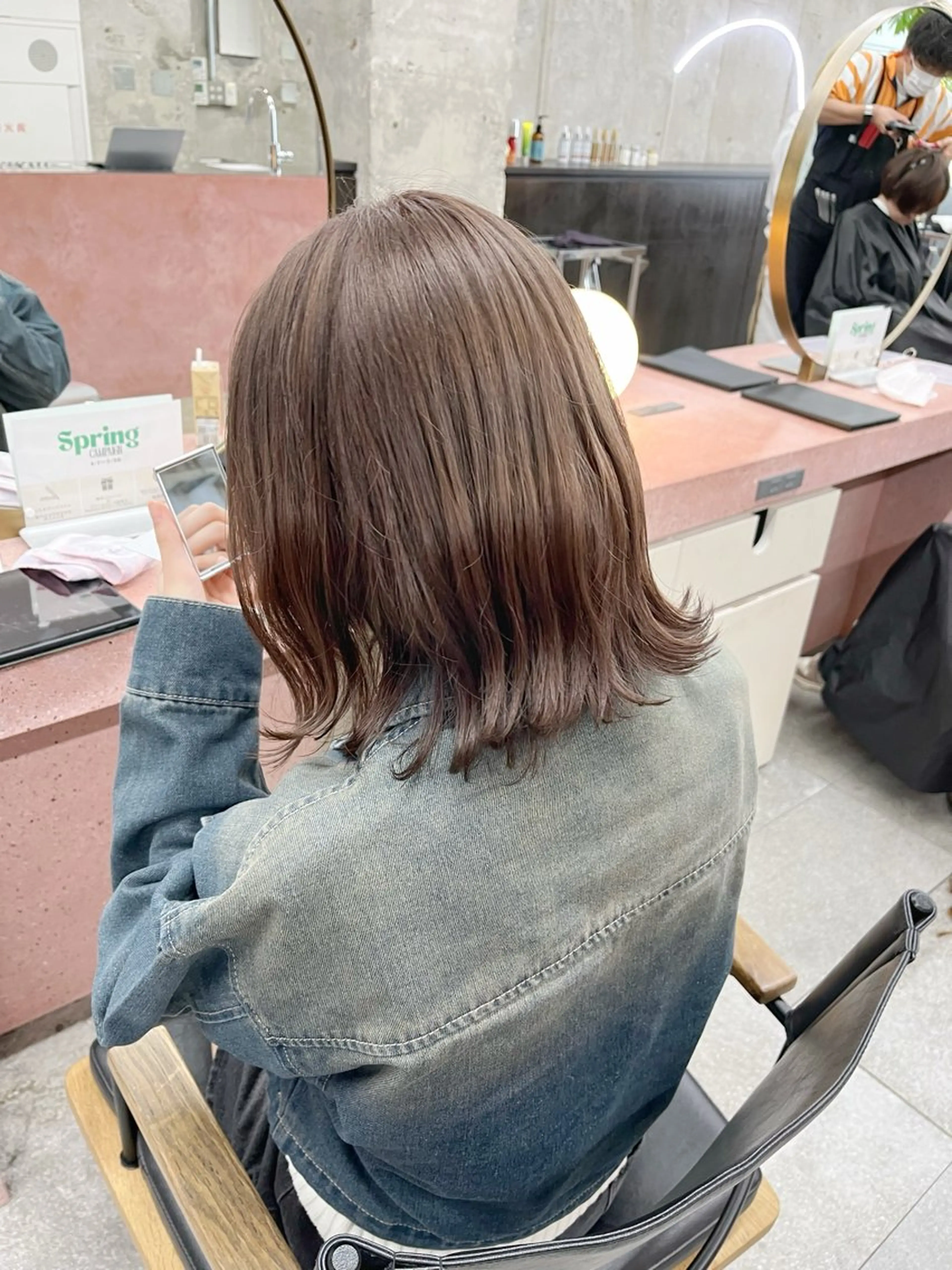 【ご新規様】【早朝割引き】✴︎9時30分,10時ご予約限定✴︎似合わせカット+ケアカラー+クイックトリートメントの写真