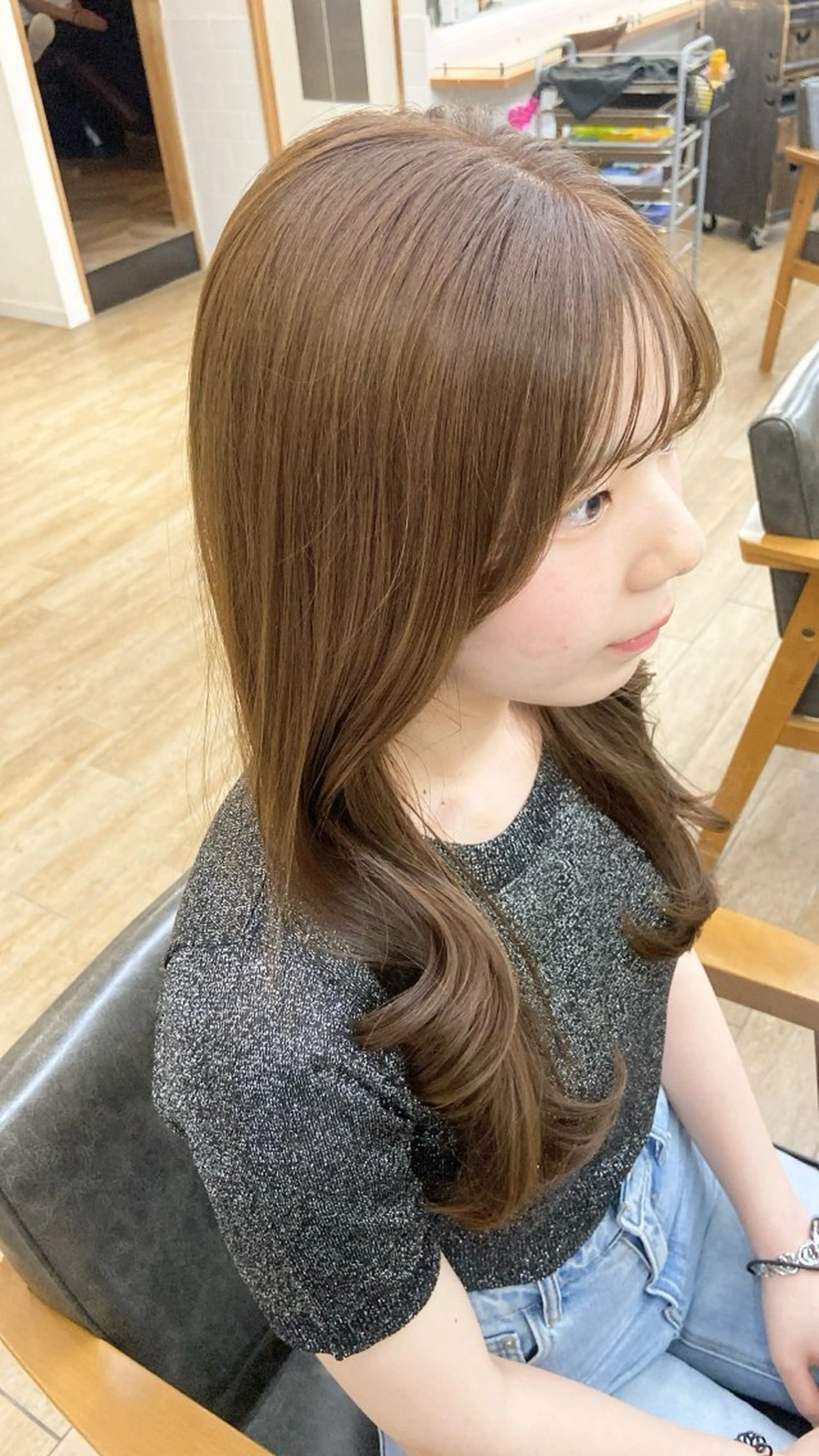 ロング カラー カット ヘアカラー トリートメント ダブルカラー 🌙ｃｈｉｎａｒｉのヘアスタイル