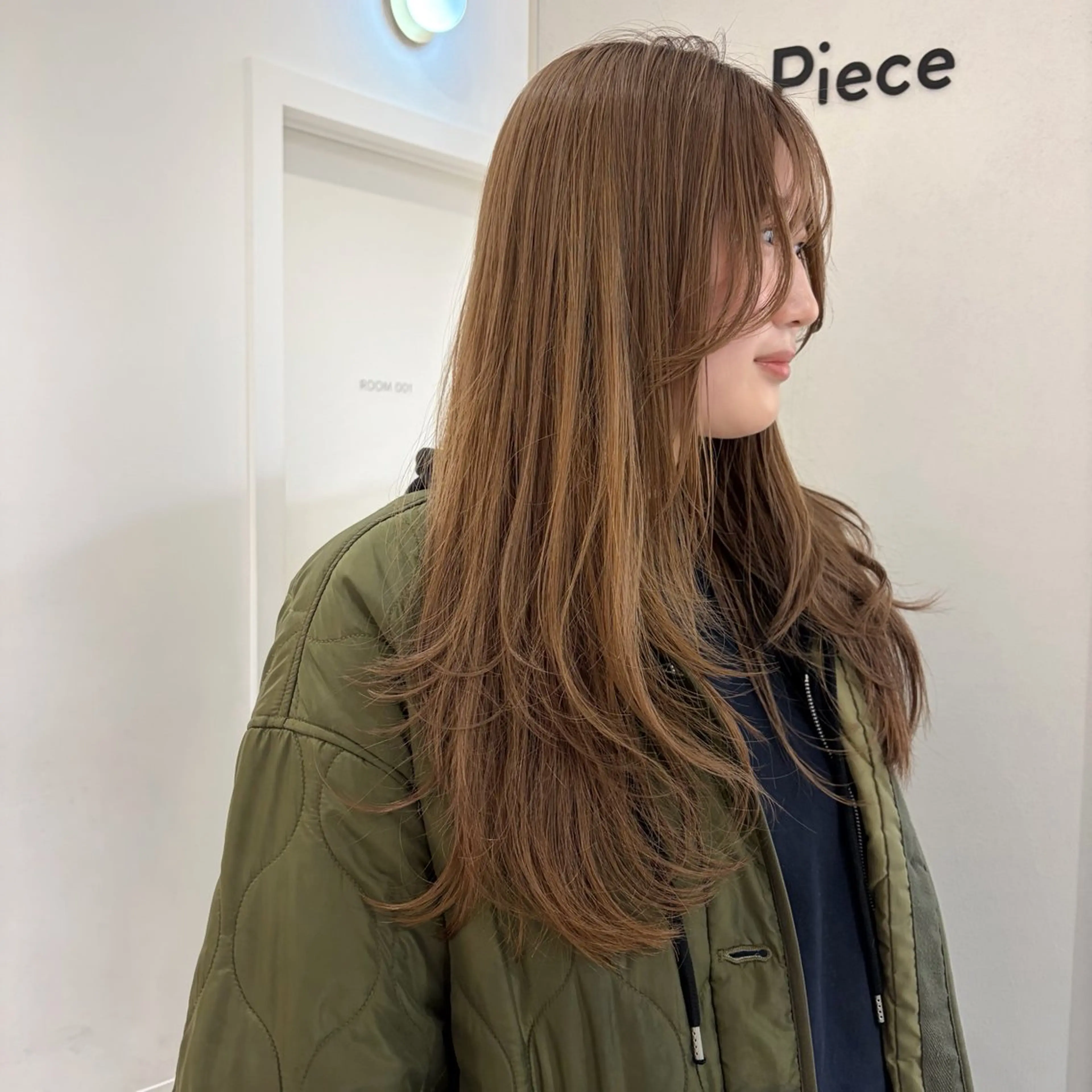 ロング レイヤーカット ショートカットモデル /天王寺/ホノカのヘアスタイル