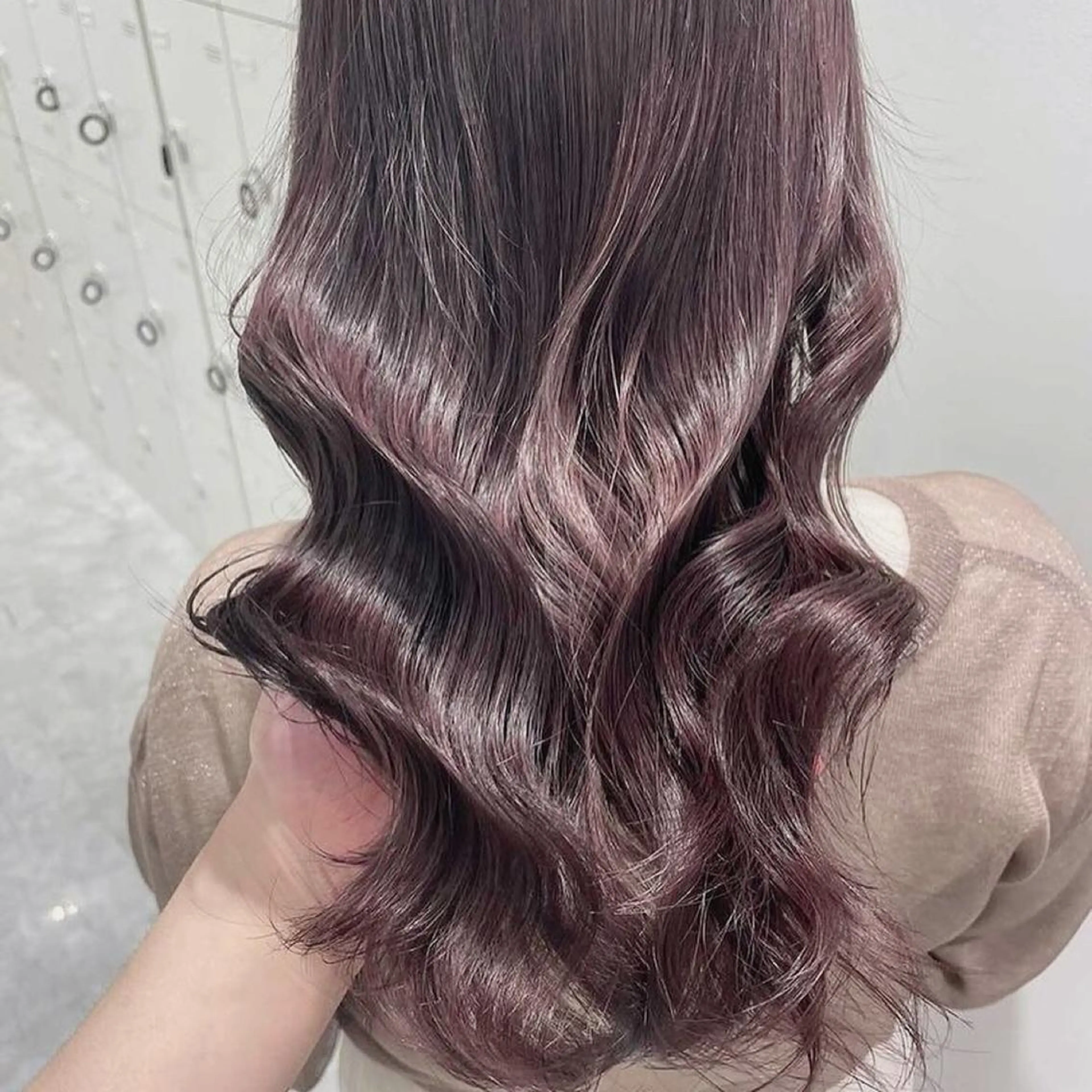 ミディアム カラー パーマ ヘアアレンジ メンズ キッズ ネイル マツエク・マツパ アイブロウ ♡ 𝐑𝐈𝐎♡のヘアスタイル