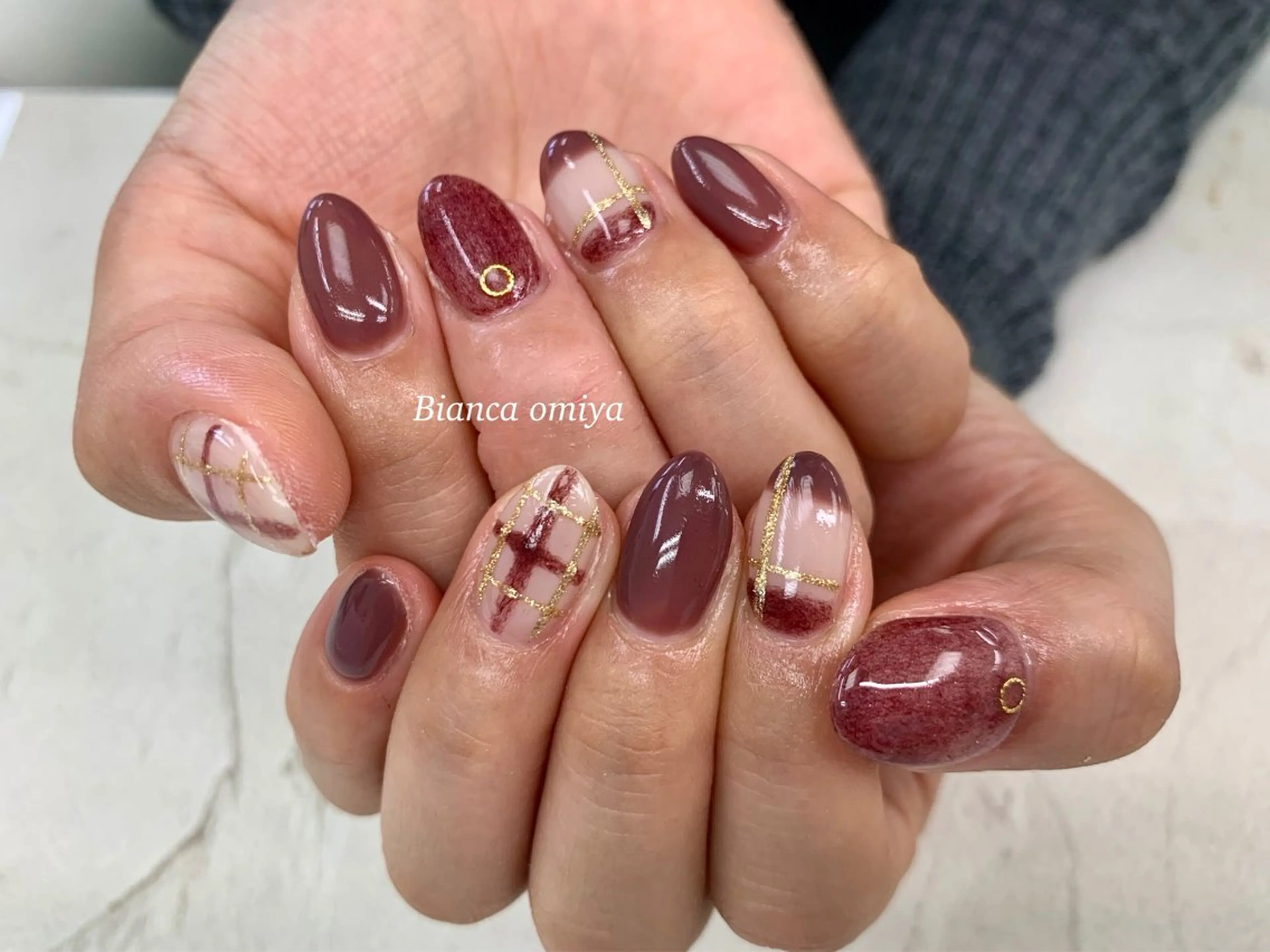 ネイル Bianca大宮 katoᕱ⑅ᕱﾞのネイルデザイン