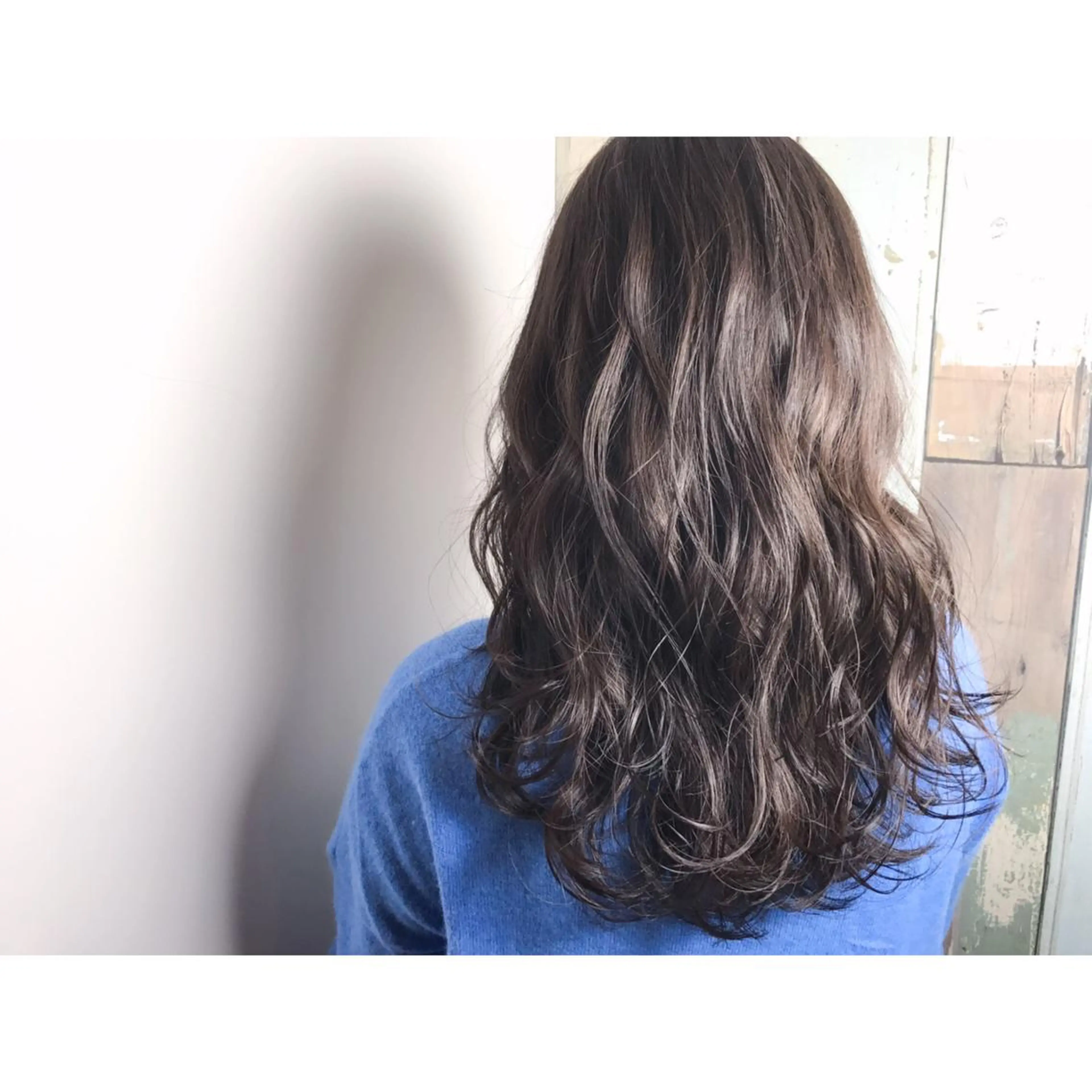 ミディアム セミロング ロング カラー パーマ ショート/レイヤー なら石井知希のヘアスタイル