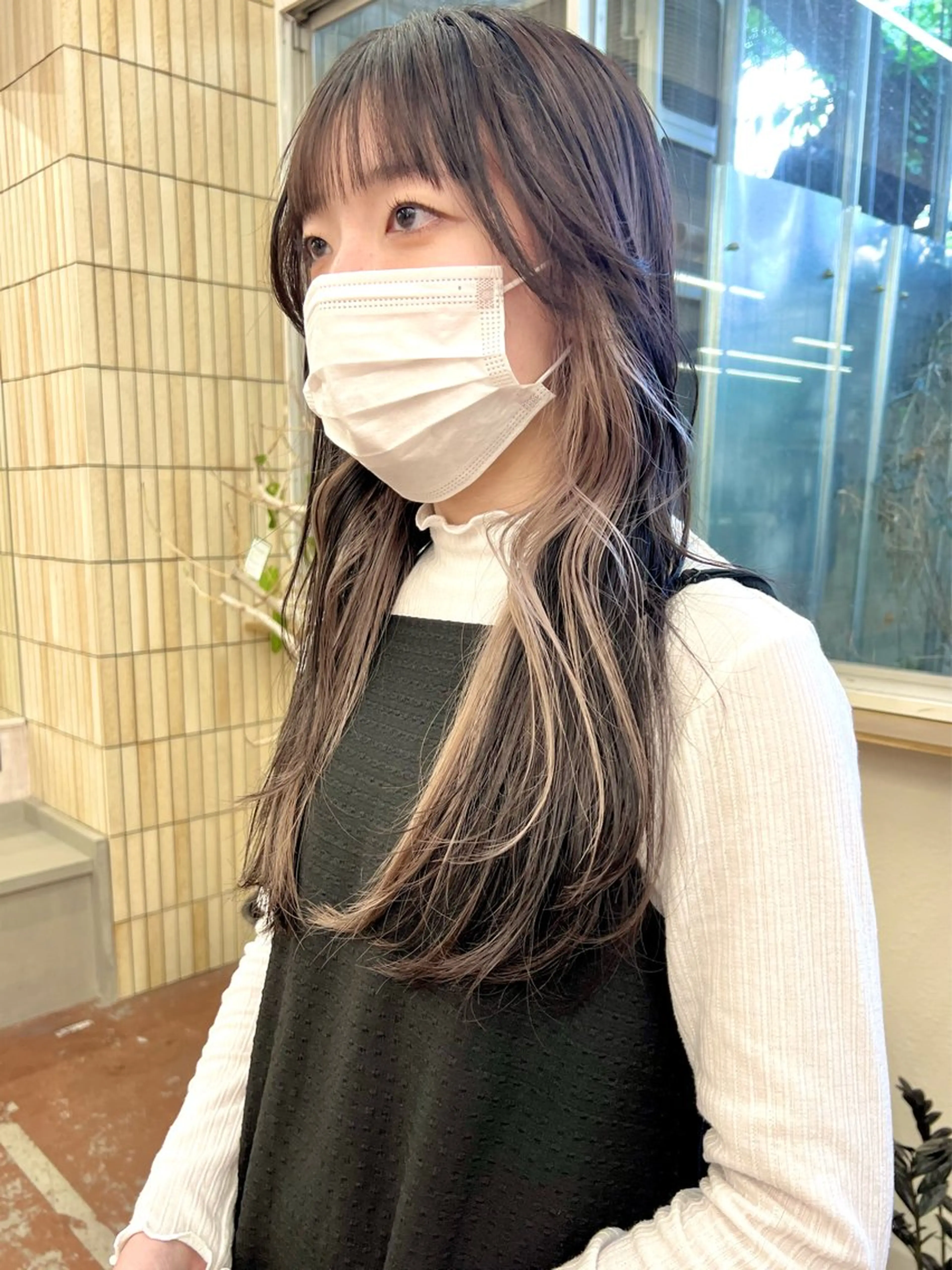 セミロング カラー カット ヘアカラー パーマ 縮毛矯正 トリートメント 矢場町/栄/上前津/ 佐藤祐希のヘアスタイル