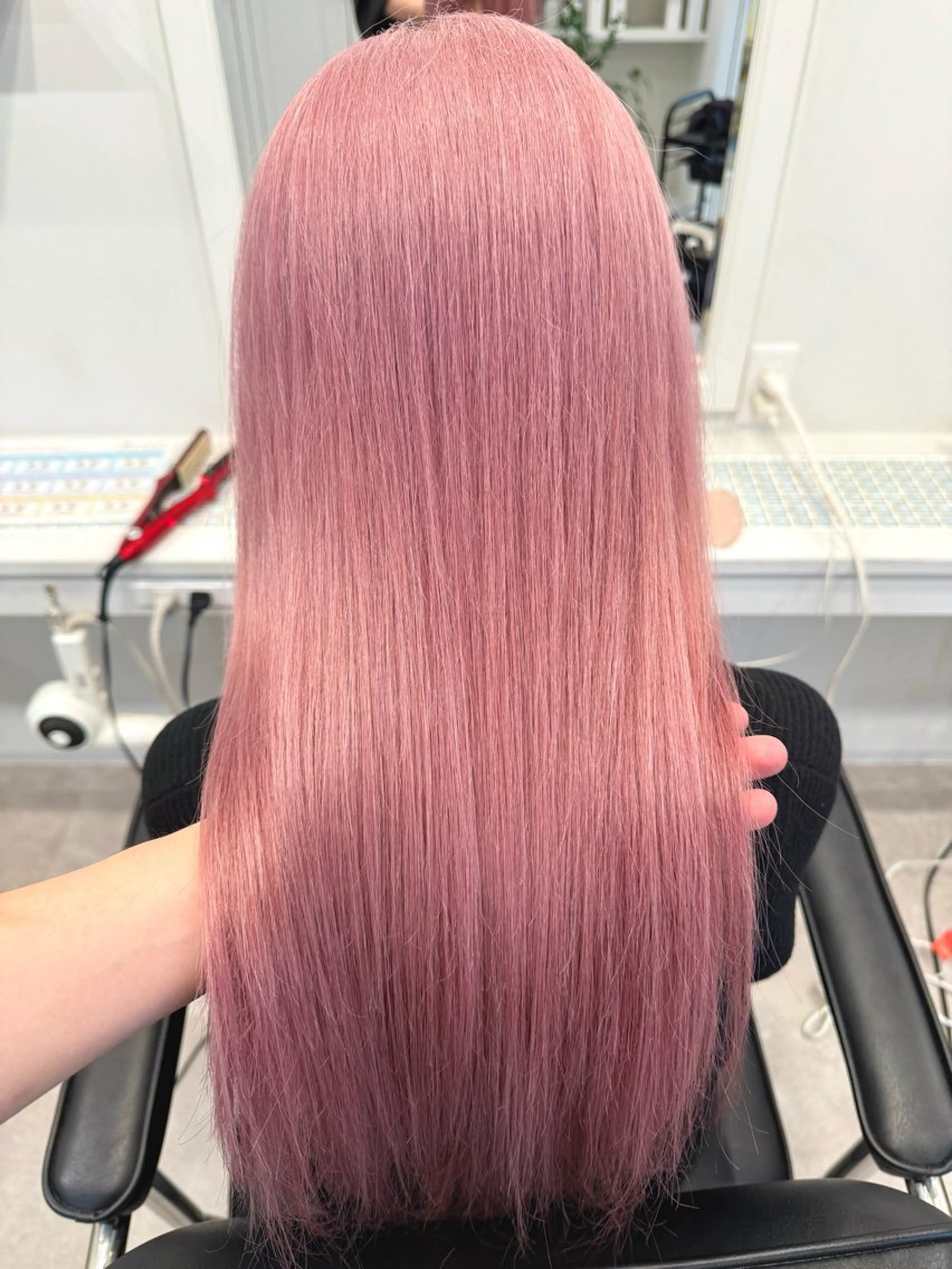 ロング カラー ヘアアレンジ ブリーチ 髪質改善 トリートメント カット 縮毛矯正 トリートメント SALOWIN京都河原町Suite店所属・外国人風レイヤー/ ハイトーンSHUのヘアスタイル