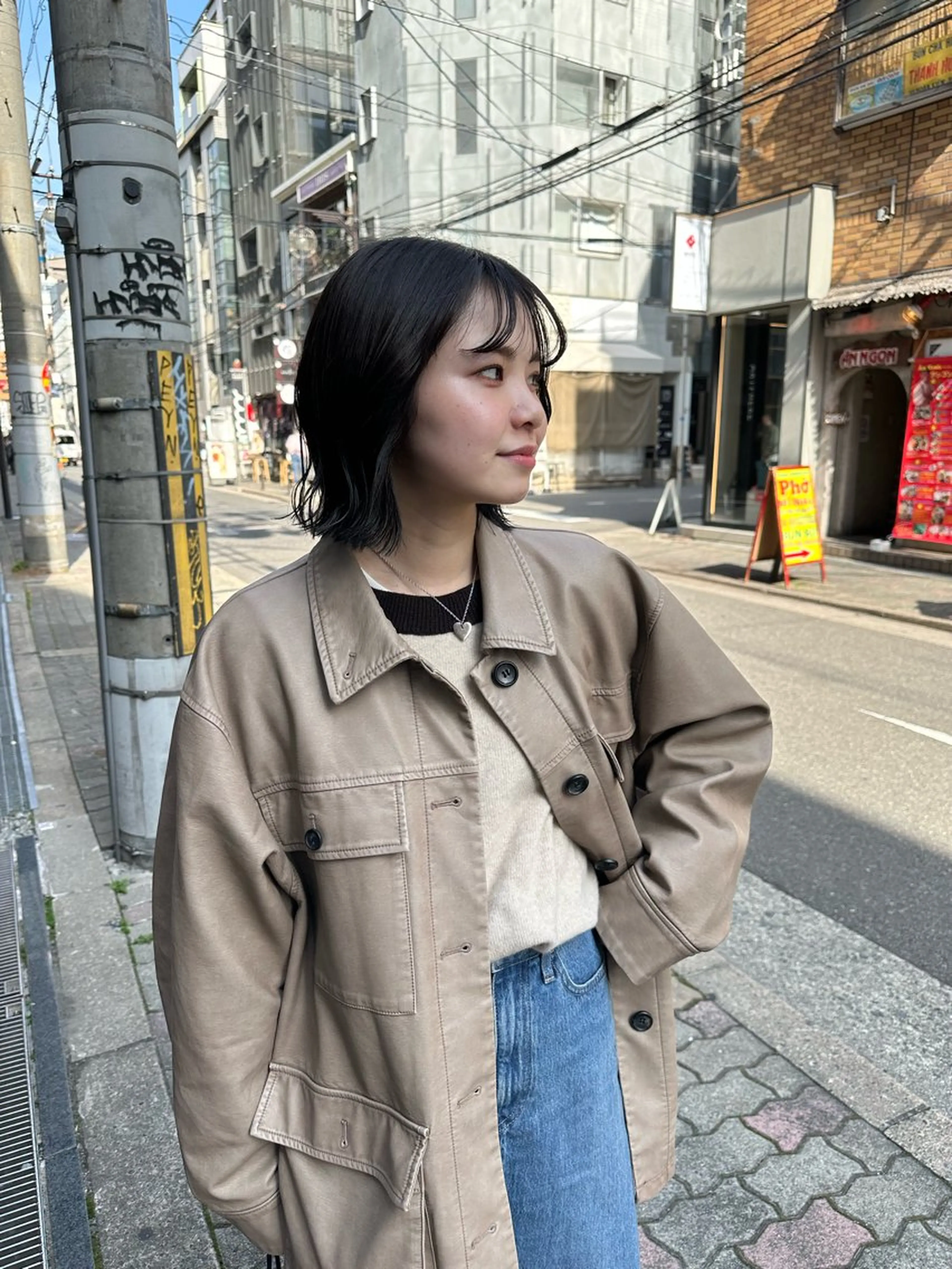 ミディアム カラー CURIO/南船場 /RIN💈🍎のヘアスタイル