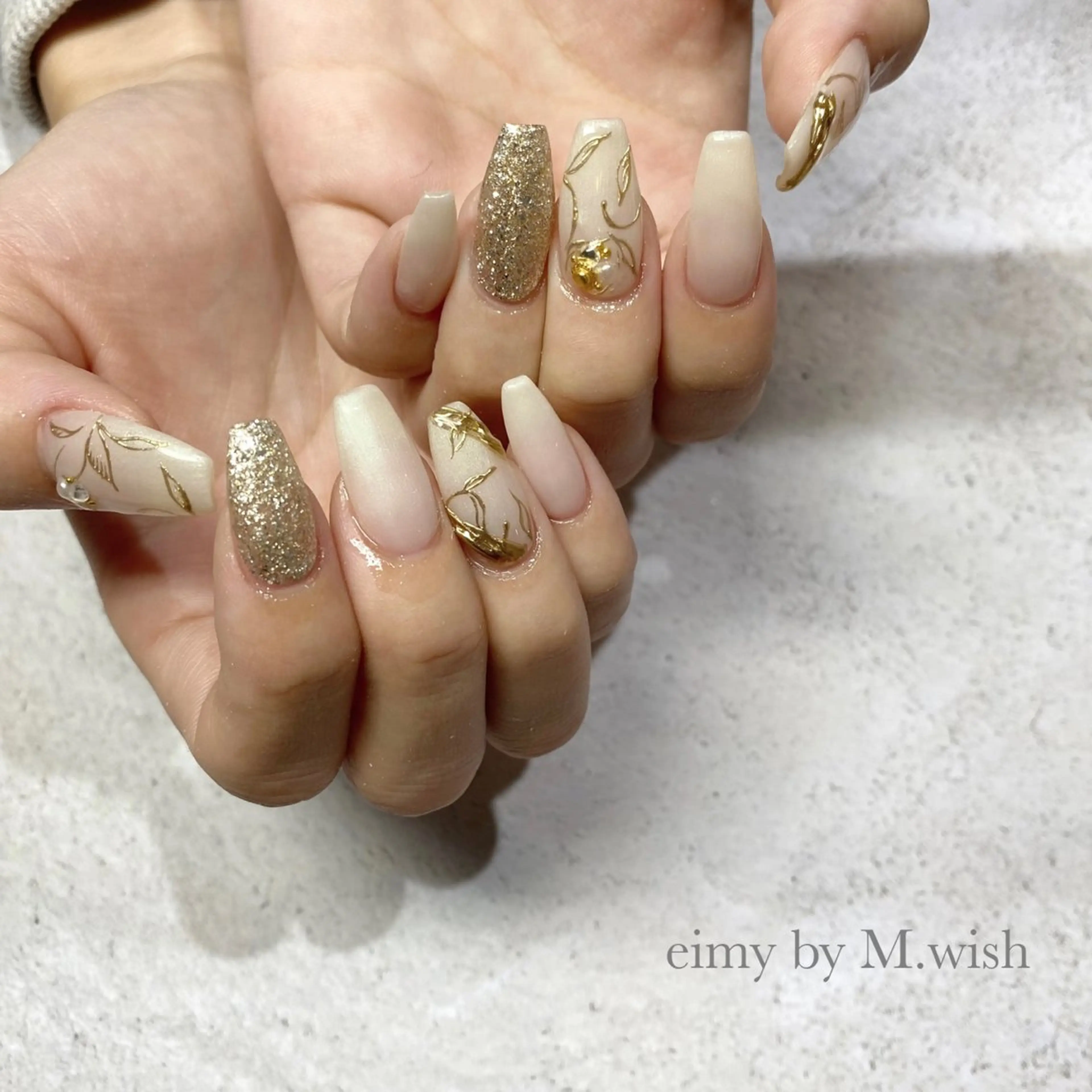 ネイル アートネイル ミラーネイル ハンドネイル CLALA 🌼kimikoのネイルデザイン