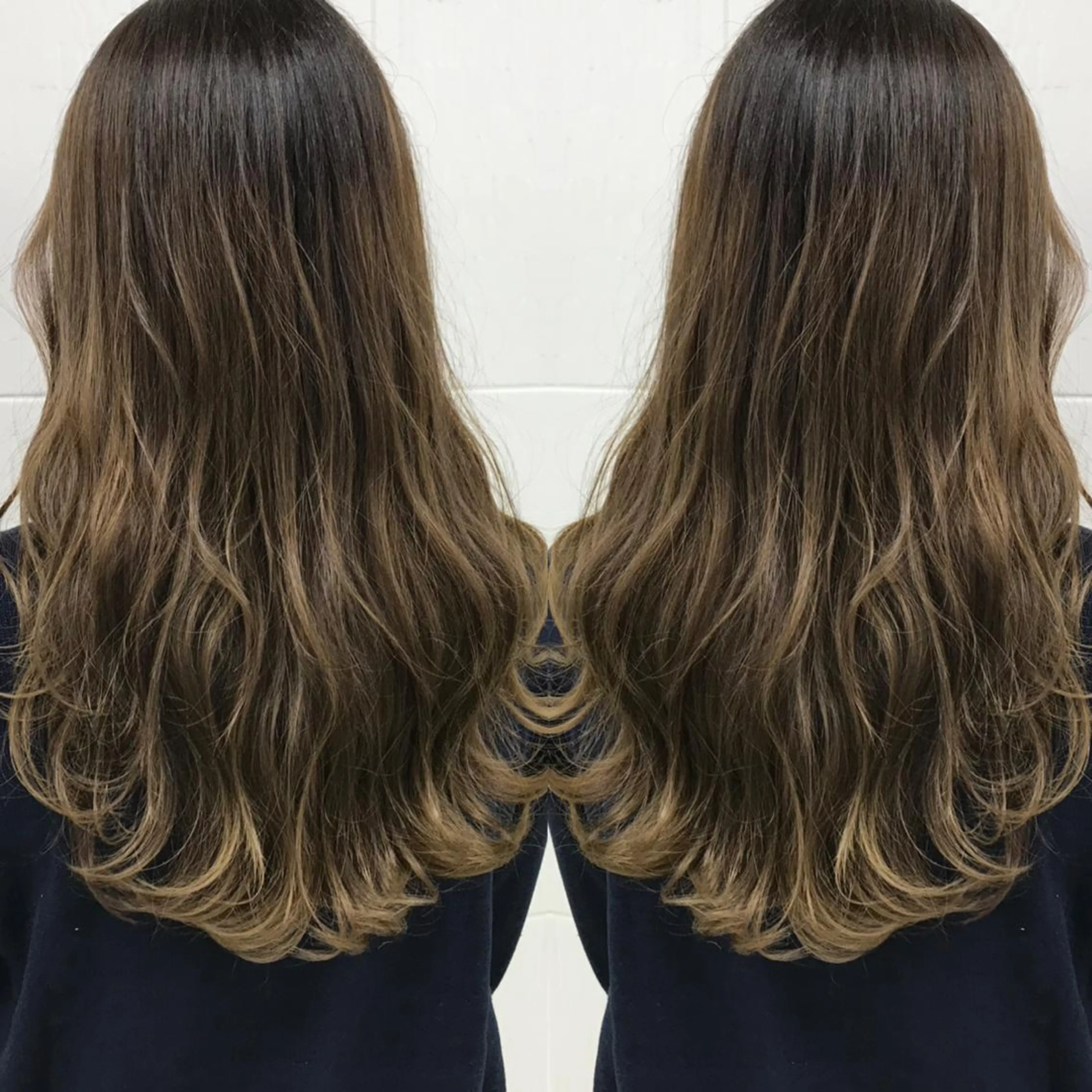 ロング カラー バレイヤージュ ベージュカラー ブリーチ ケアブリーチ ダブルカラー BOOTH share salon所属・ハタケヤマヨシキ ／BOOTHのヘアスタイル