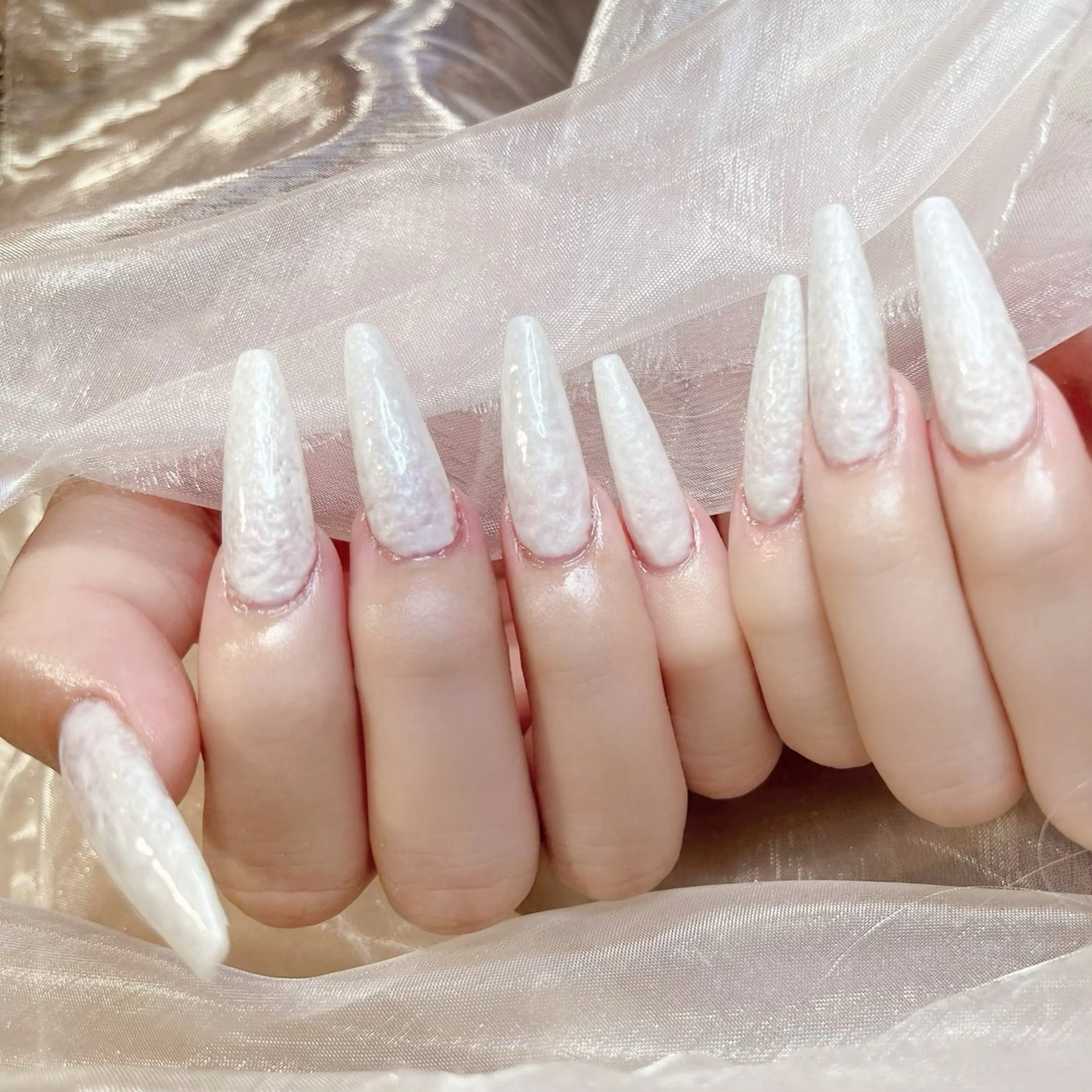 ワンカラー✖️長さだし10本の写真