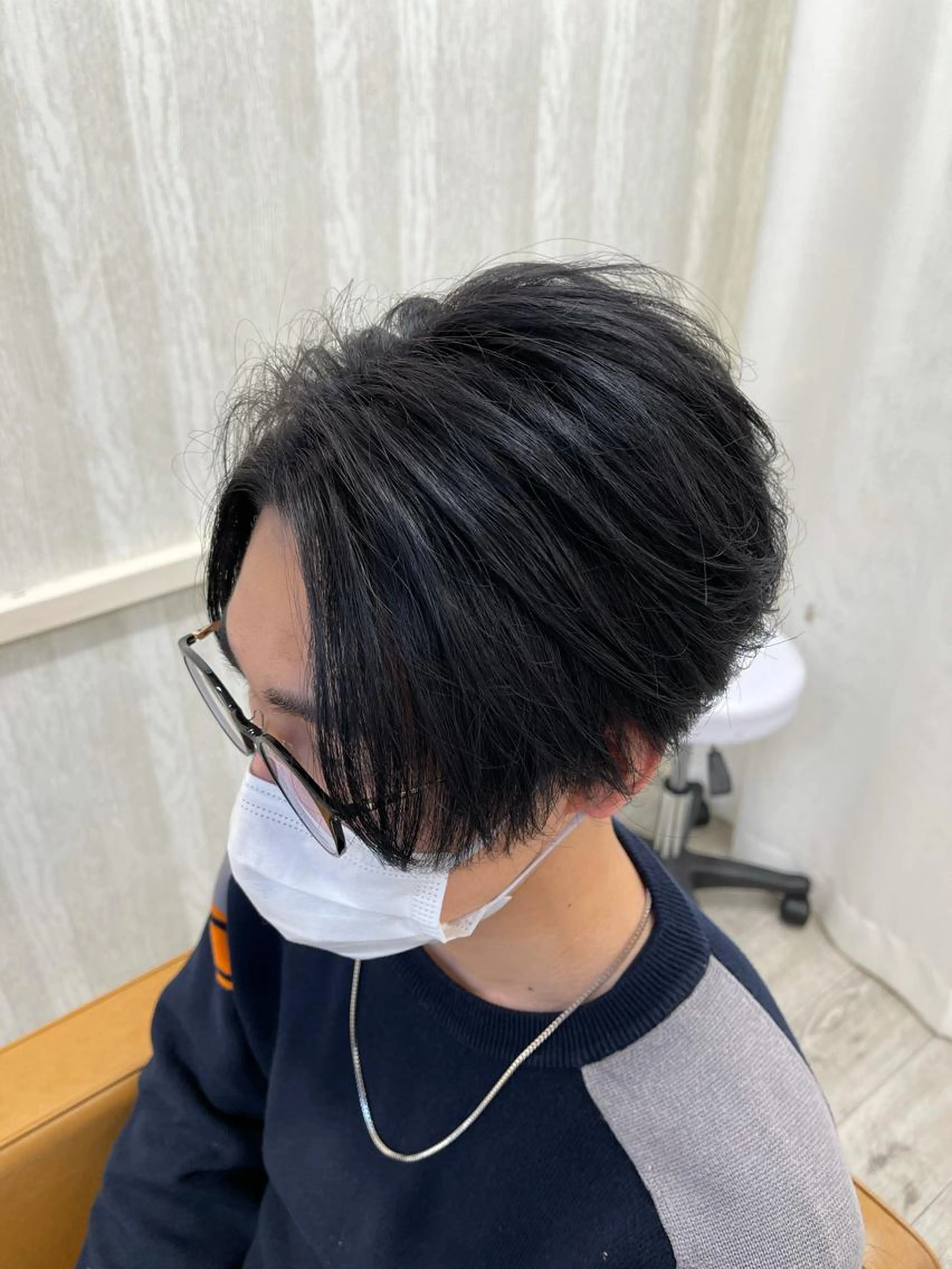 【Men's髪質改善💫】メンズカット×縮毛矯正「前髪」×3STEPトリートメント🌈の写真