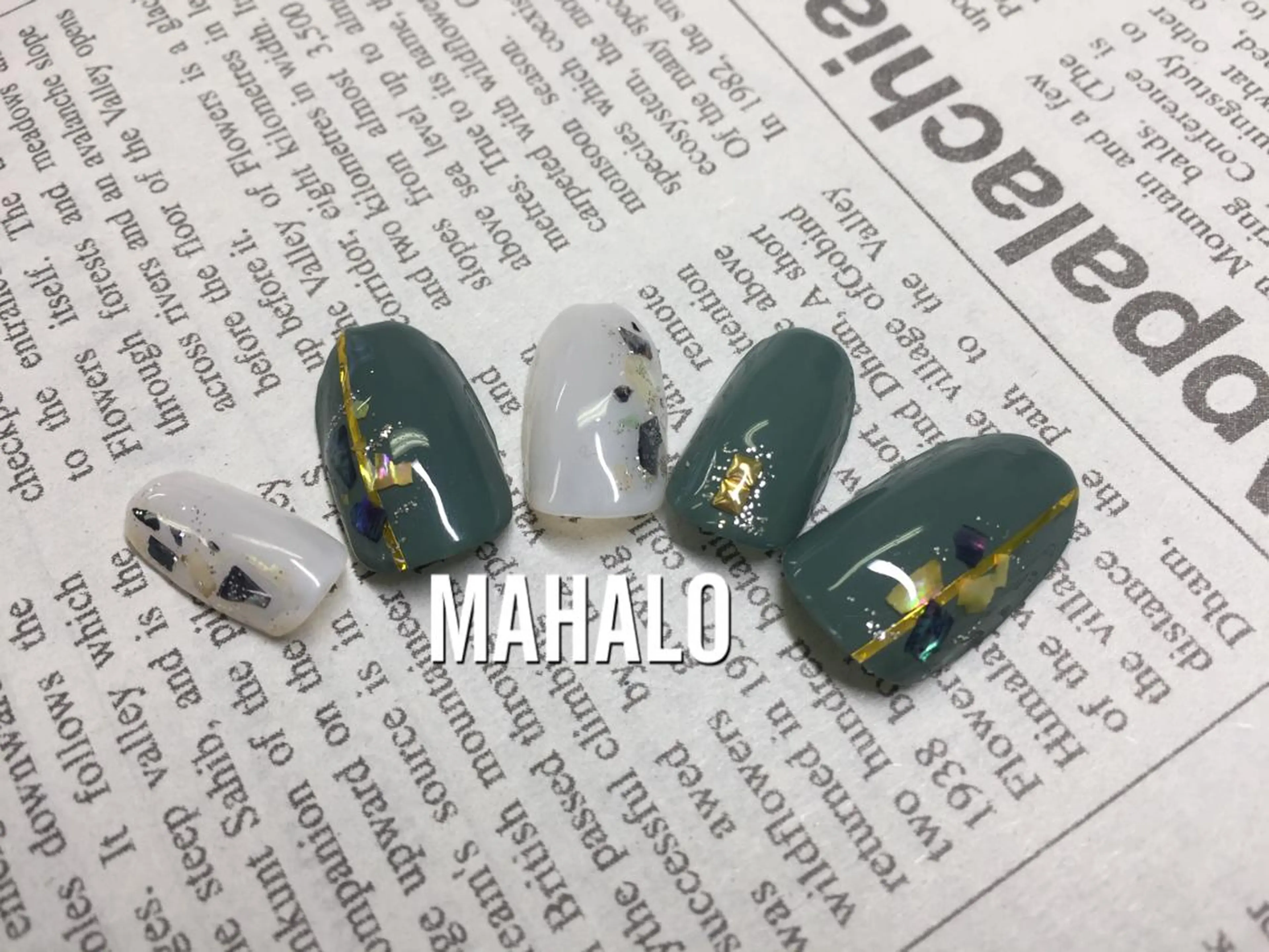 ネイル ニュアンスネイル MAHALO MiwAのネイルデザイン