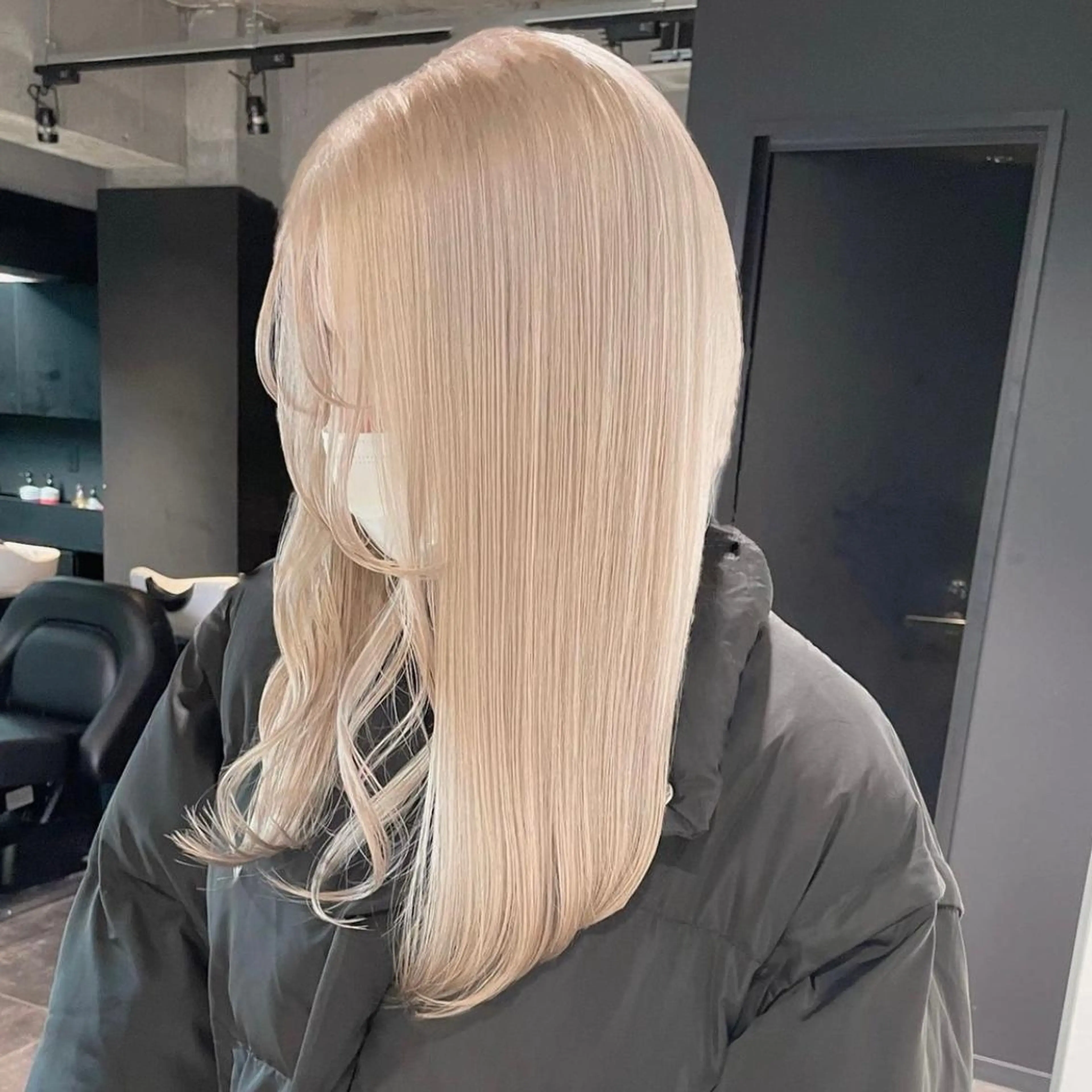 ロング カラー ハイトーンカラー ヘアカラー トリートメント MiL所属・✨ハイトーン✨ 濱田知孝のヘアスタイル