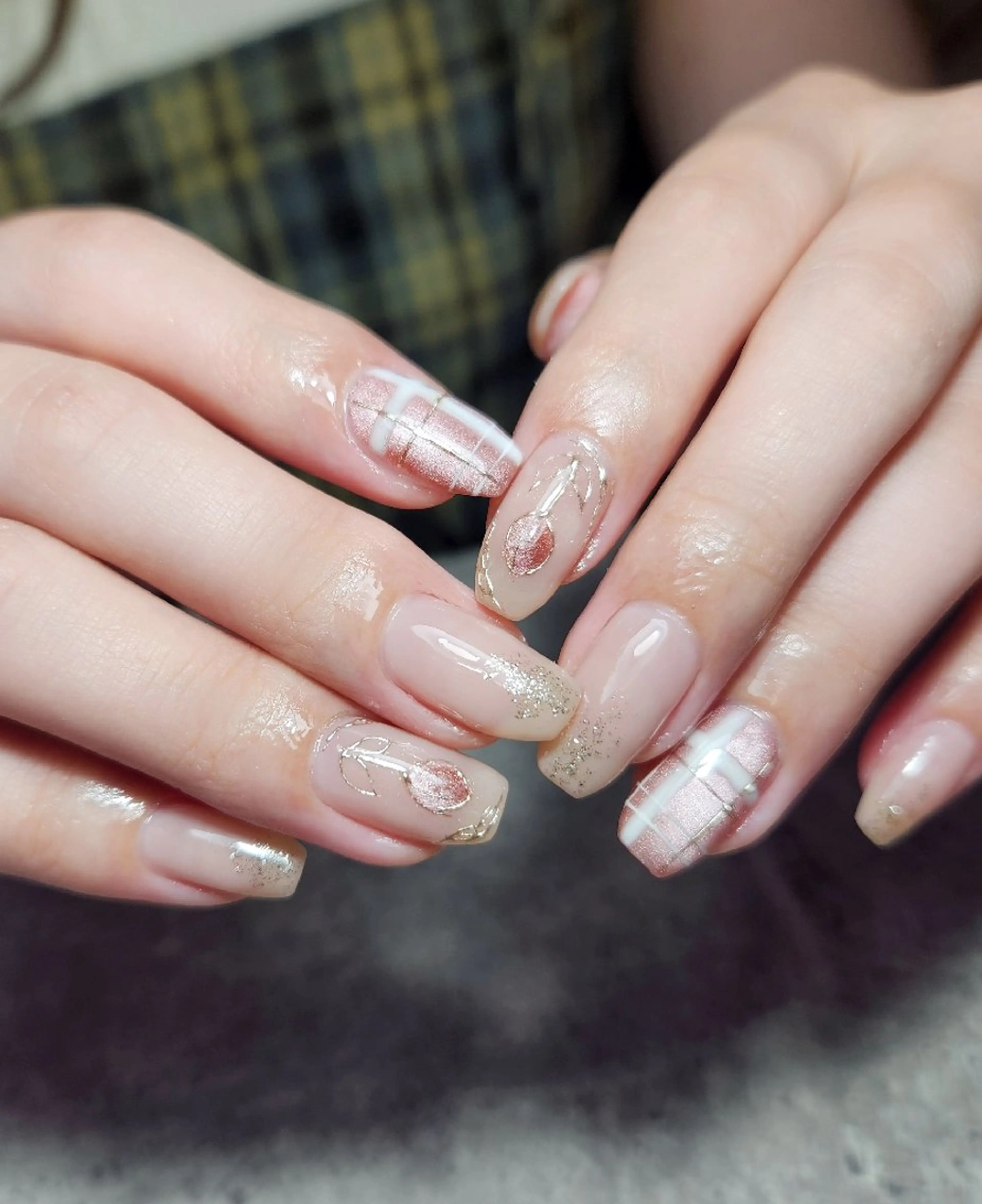 ネイル フラワーネイル マグネットネイル ハンドネイル   BENNIEのネイルデザイン