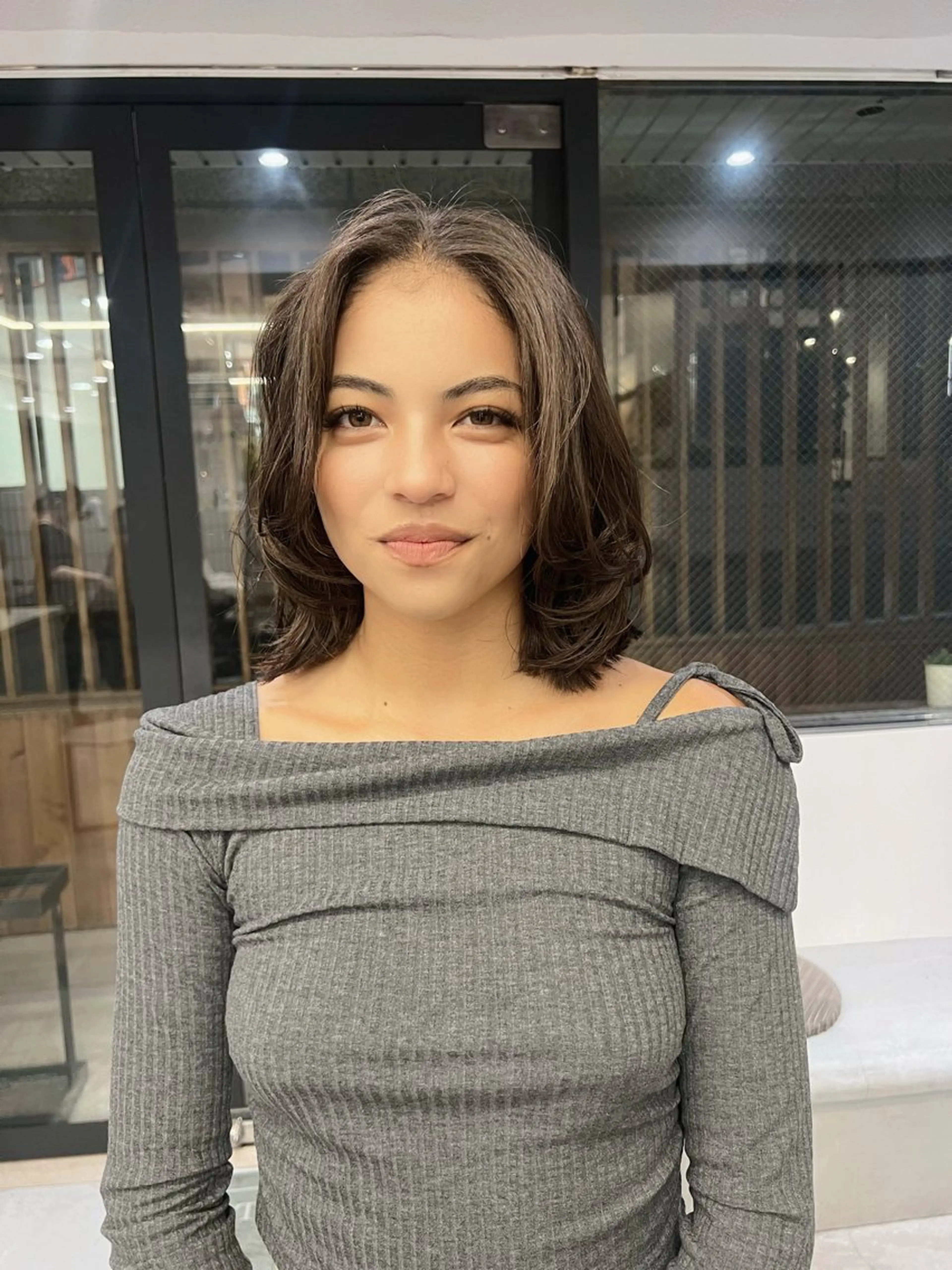 ミディアム カット 縮毛矯正 トリートメント ✨毛髪診断で絶対綺麗 ✨美髪艶髪専門✨高浪のヘアスタイル