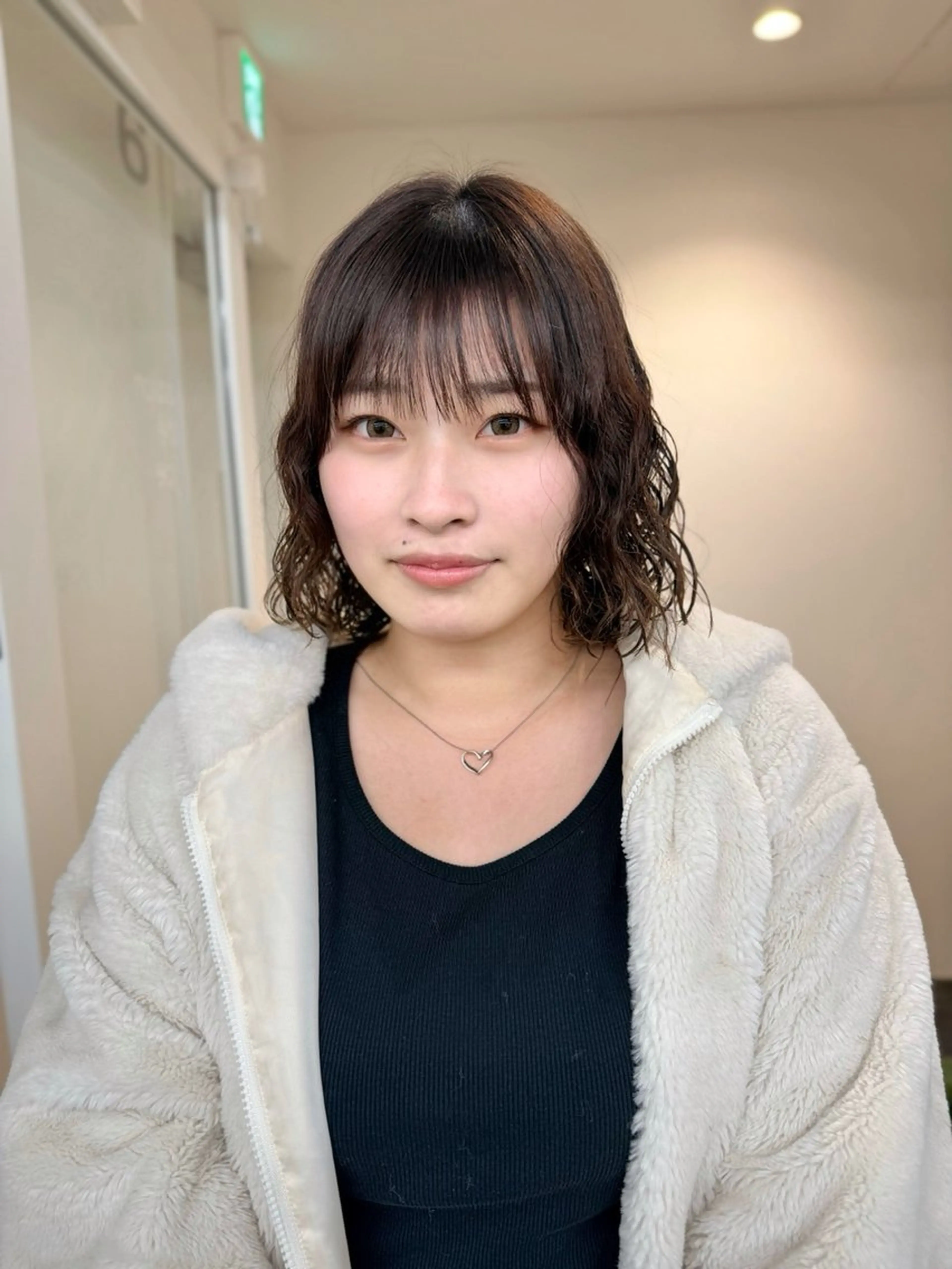 ミディアム パーマ ミディアムパーマ カット パーマ トリートメント miwa/ボブパーマ /モードボブのヘアスタイル