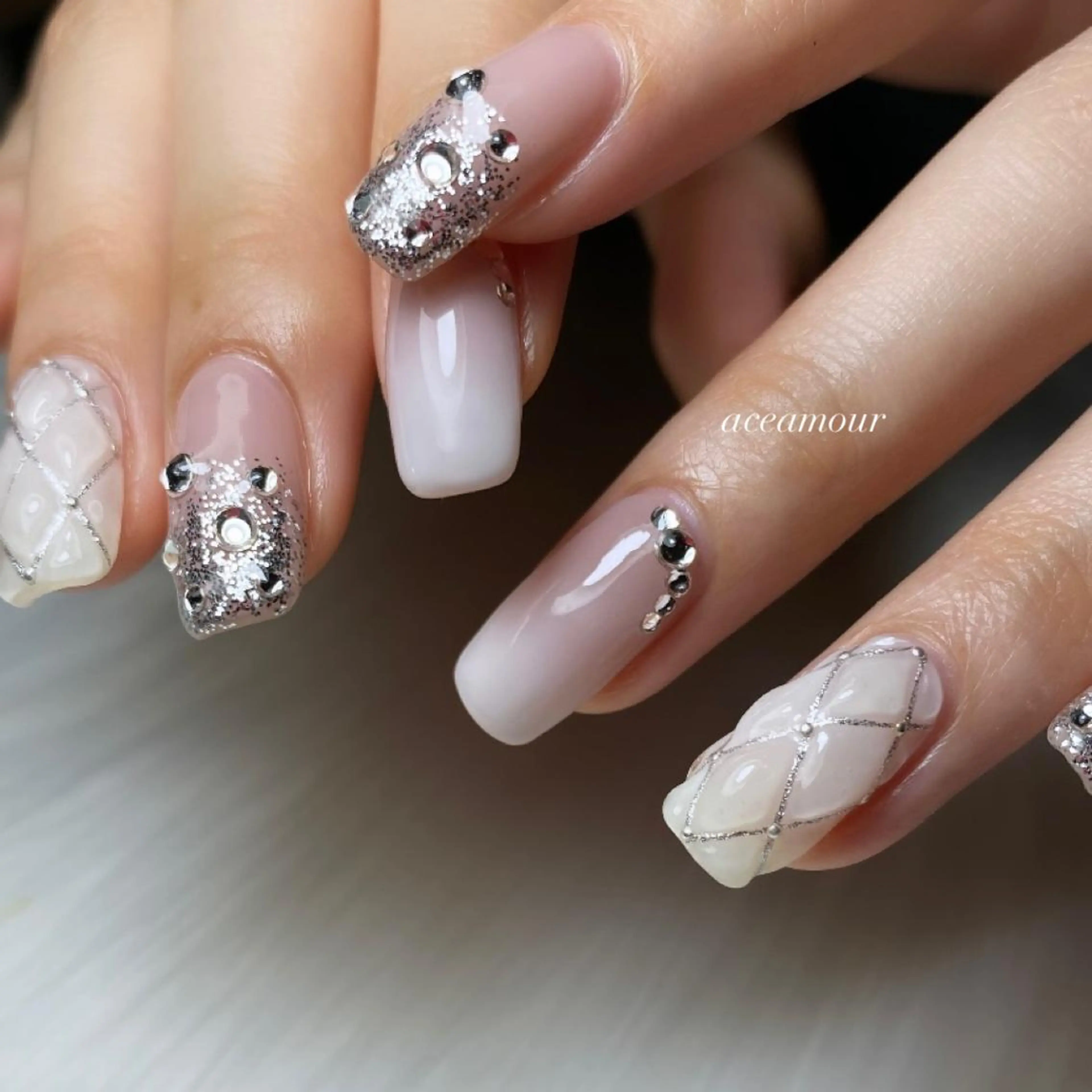 ネイル ネイル/耳つぼ /新ホワイトニングのネイルデザイン