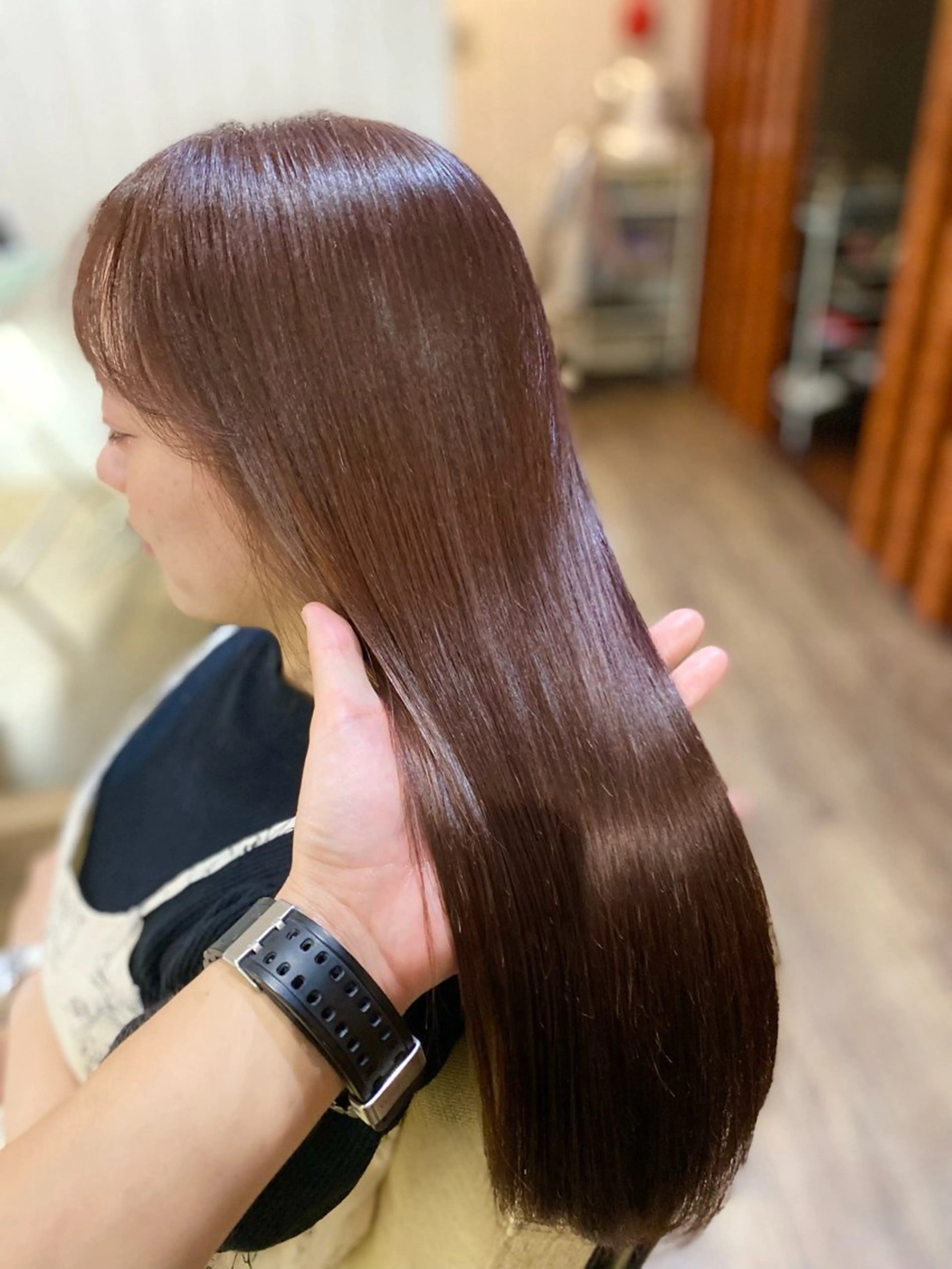 ミディアム カラー パーマ ヘアアレンジ アッシュ バレイヤージュ ベージュカラー ブリーチ 透明感カラー RecheRche【池袋】所属・👑指名率No.1 👑坂口飛翔のヘアスタイル