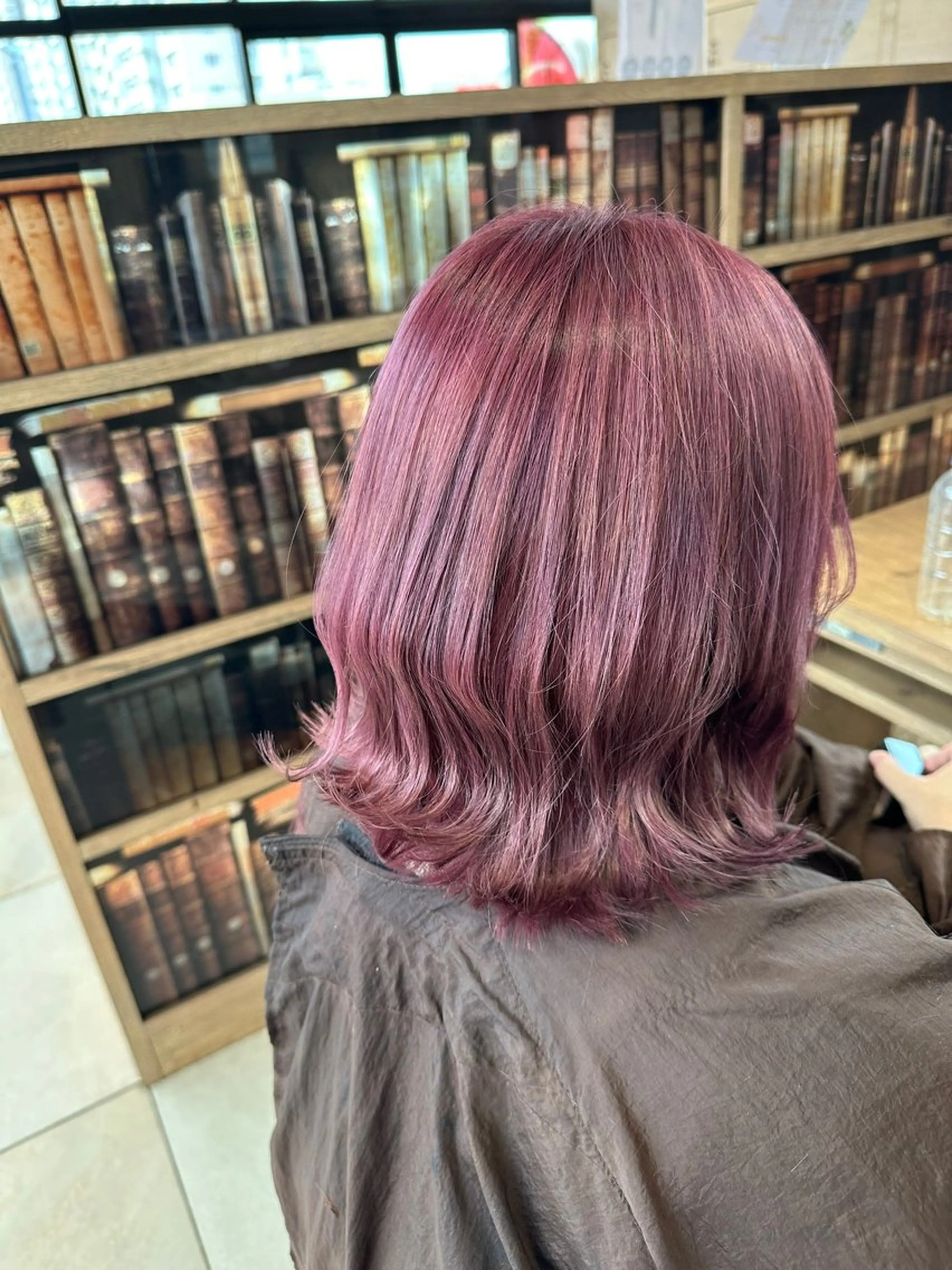 カラー ピンクカラー 松井 千鳥のヘアスタイル