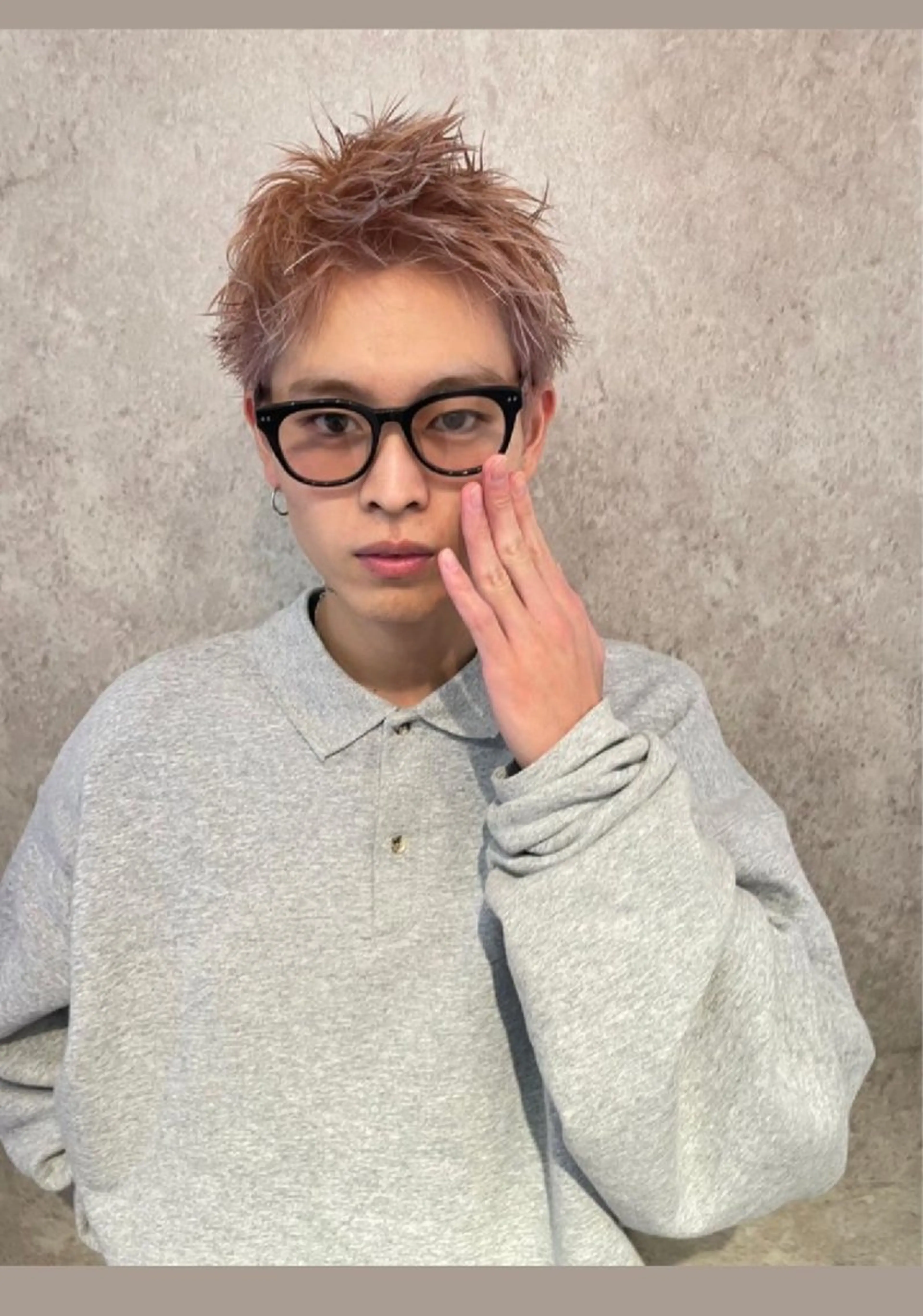 【メンズスパイキーショート】カット+ワンカラーの写真