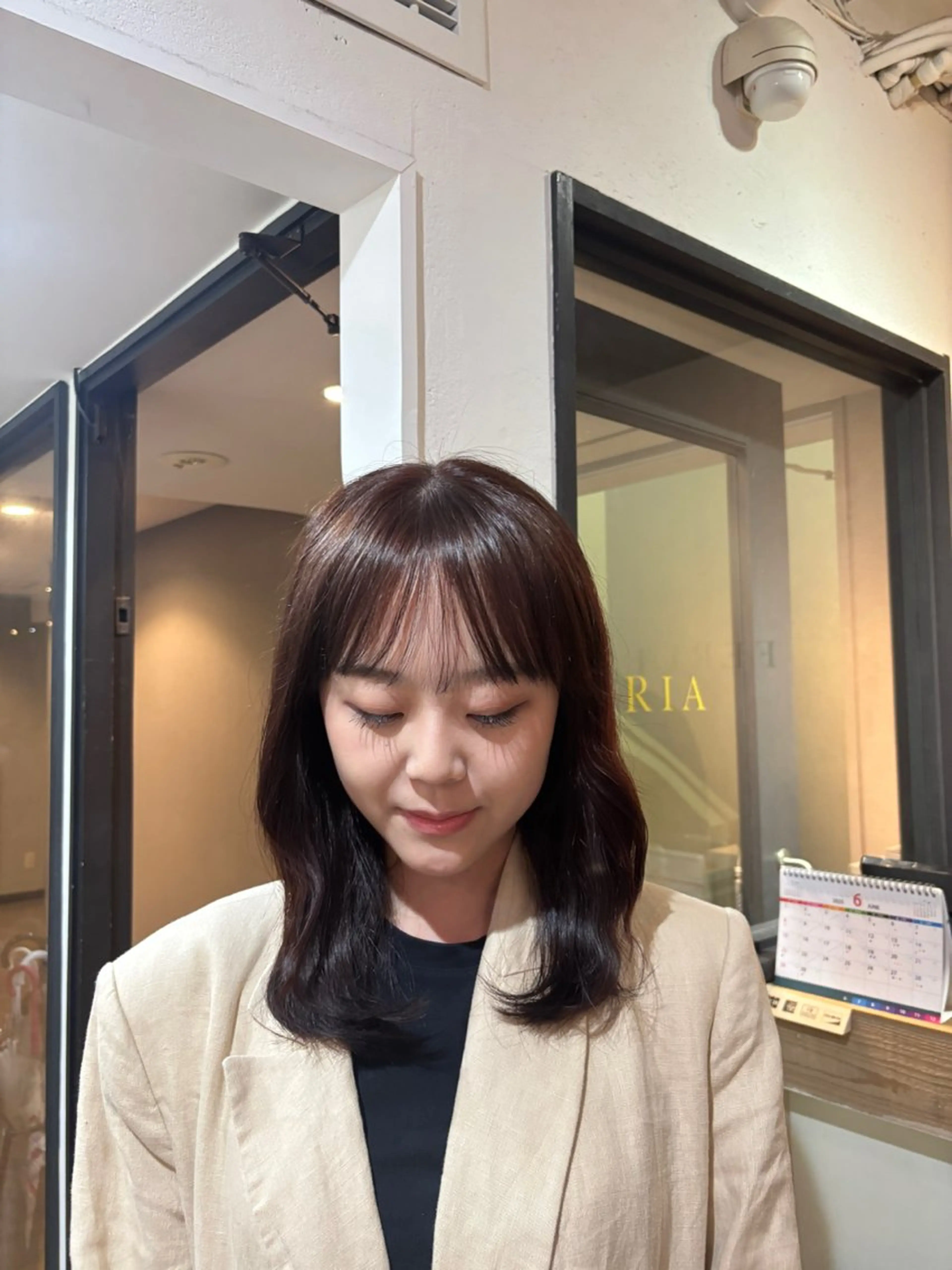 カラー 🧸似合わせデザイン ほそいけいこ🧸のヘアスタイル