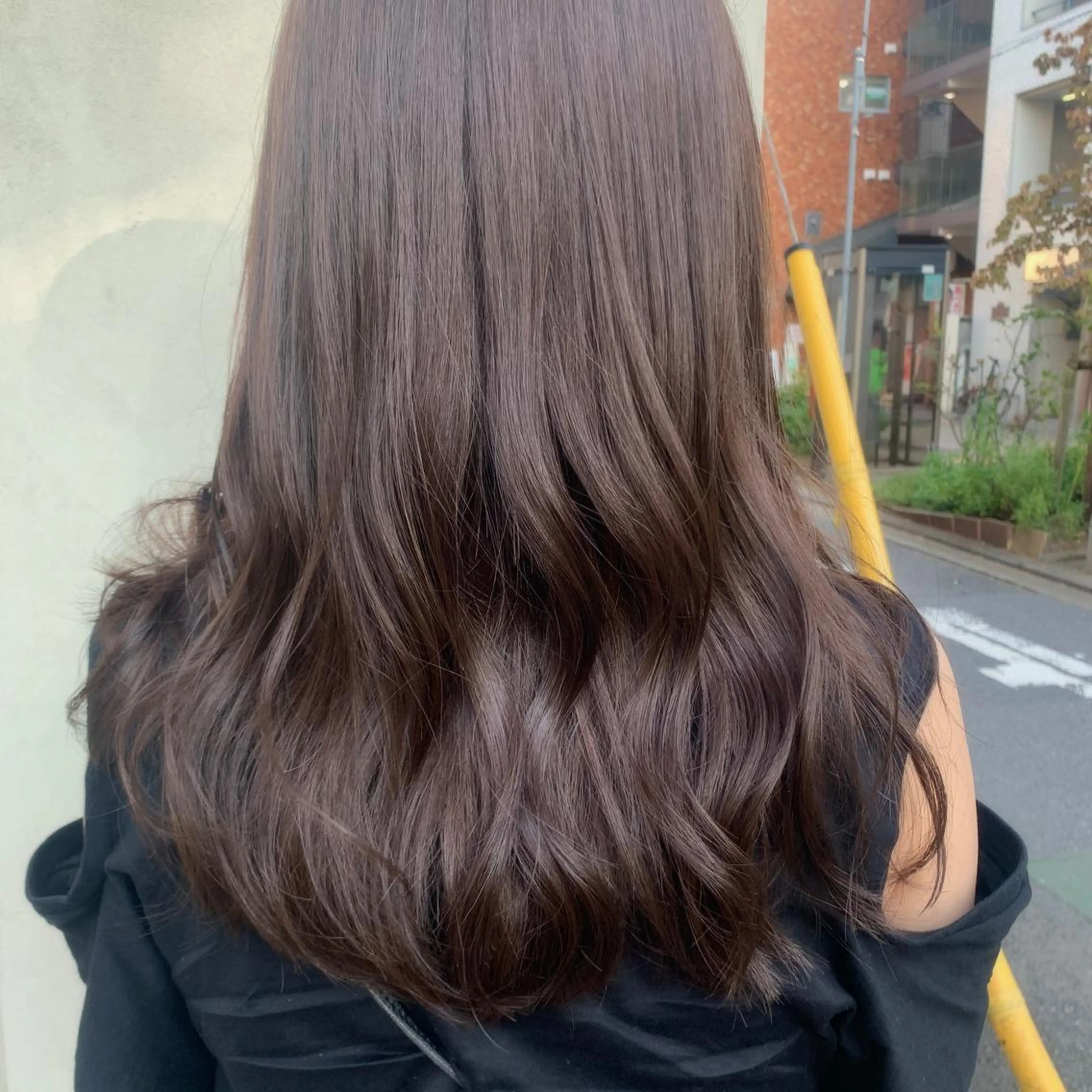 ロング カラー ボブ/美髪矯正 /佐藤　奈巳のヘアスタイル