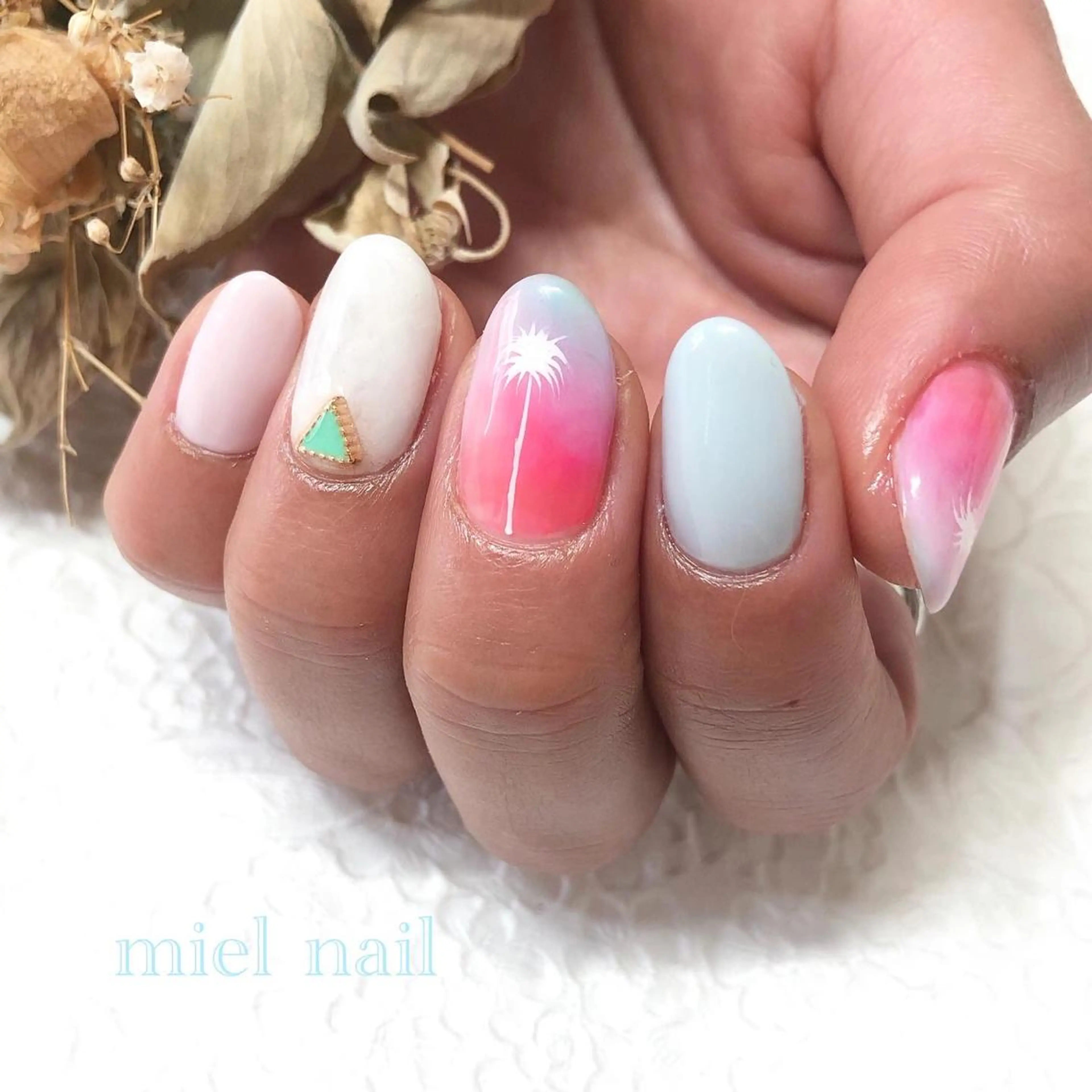 ネイル ハンドネイル miel nailのネイルデザイン