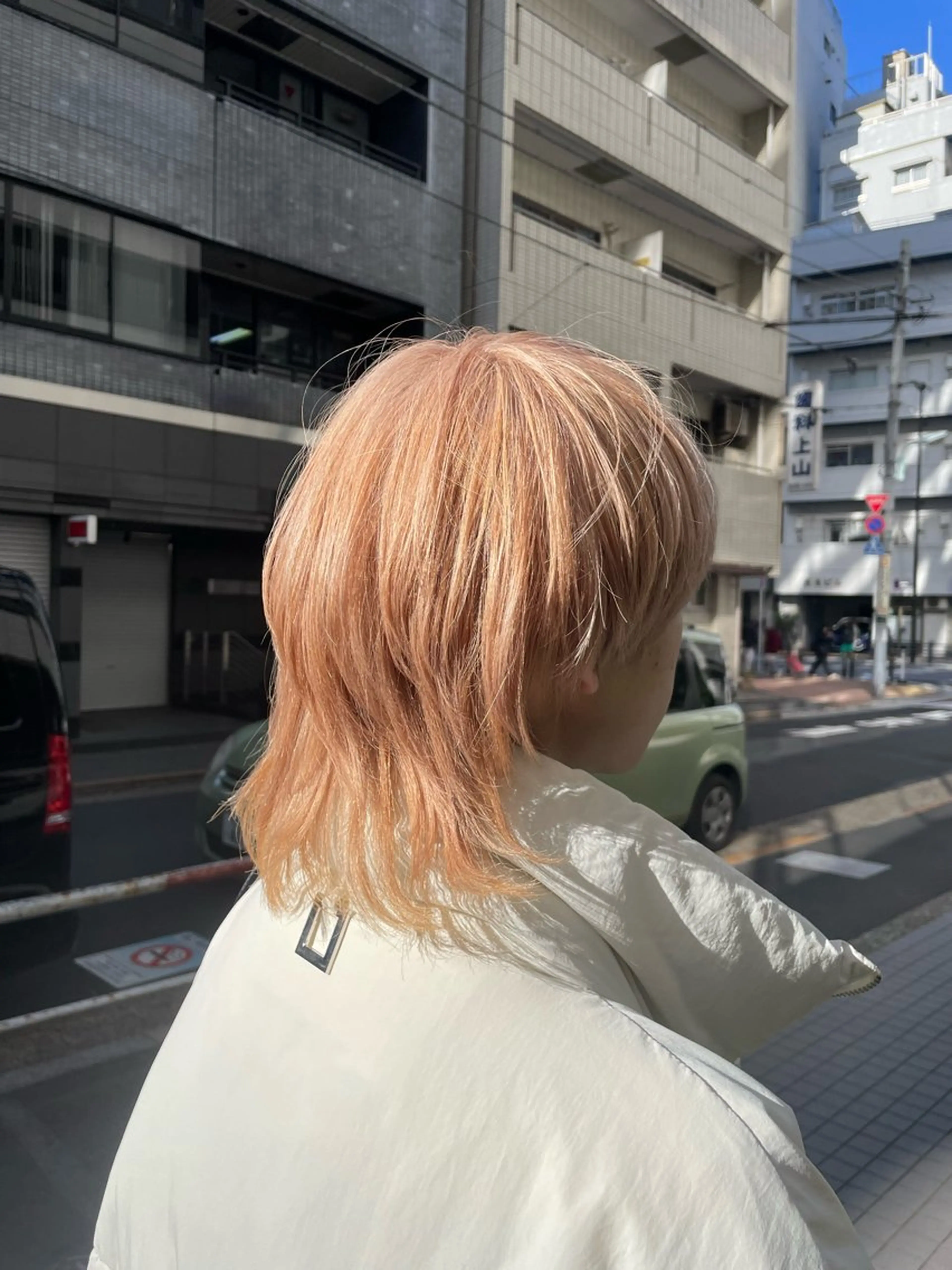 メンズ ハイトーン/ボブ /Riimooaのヘアスタイル