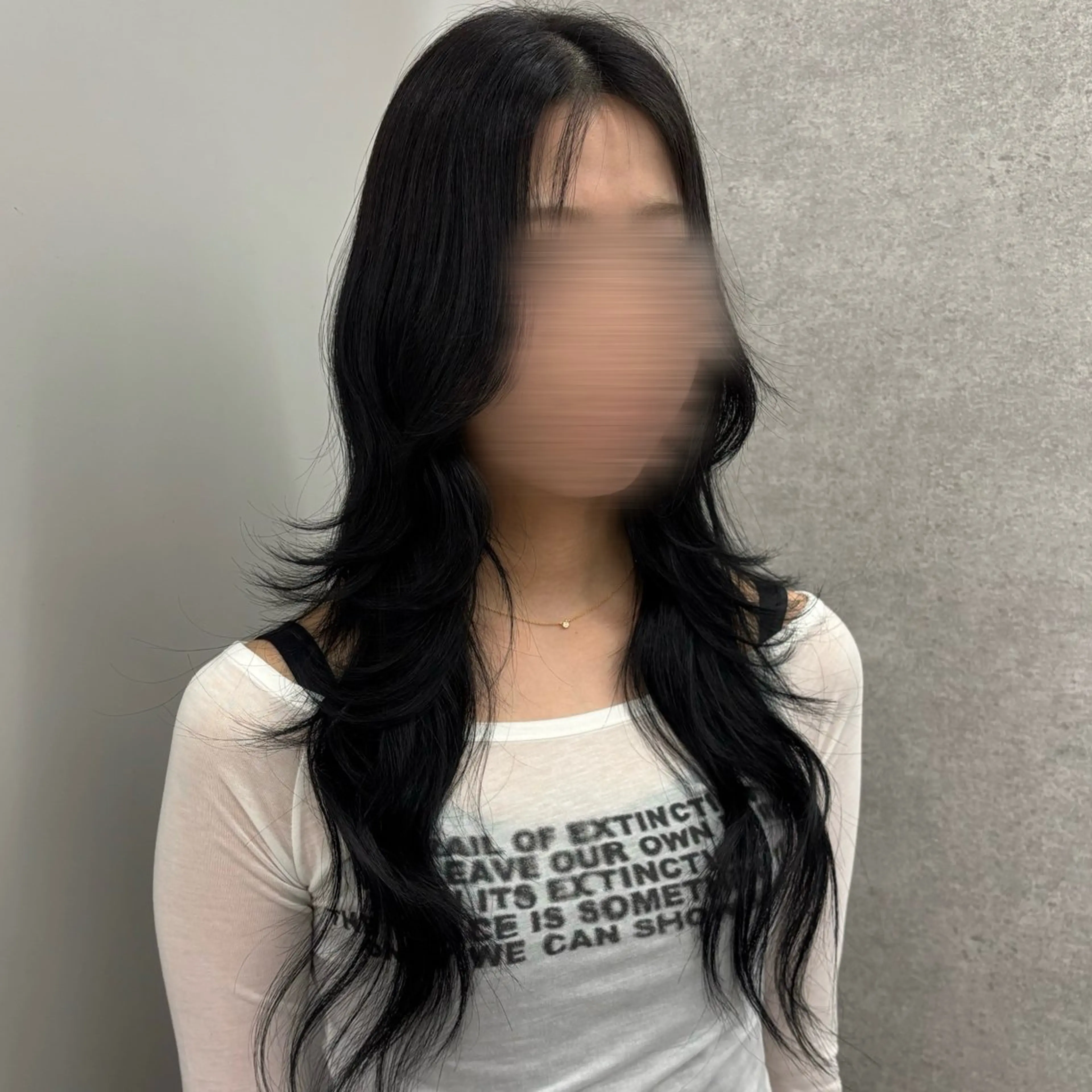 ロング カラー カット ヘアカラー トリートメント 望 吹のヘアスタイル