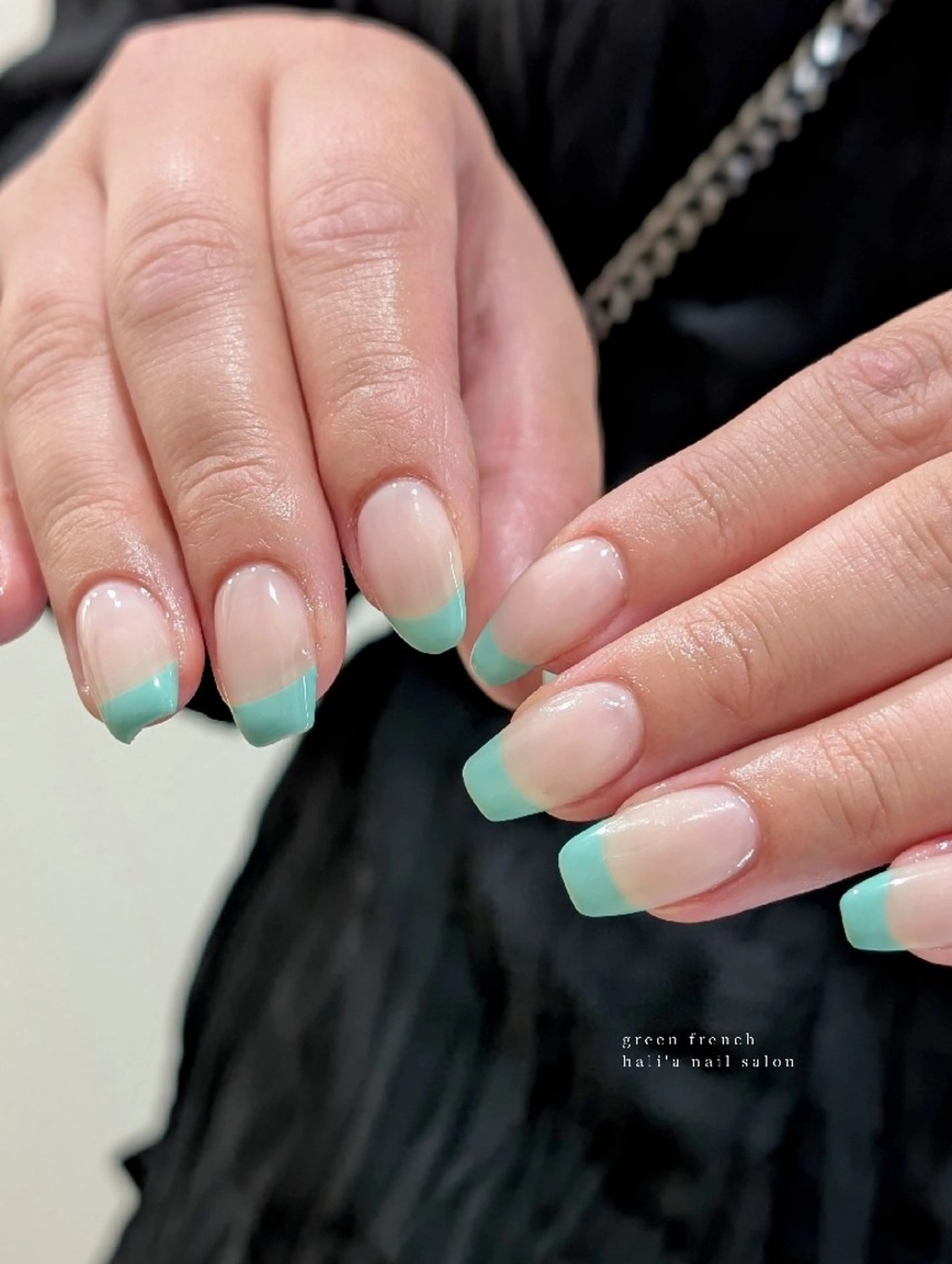 ネイル フレンチネイル ハンドネイル hali’a nailのネイルデザイン