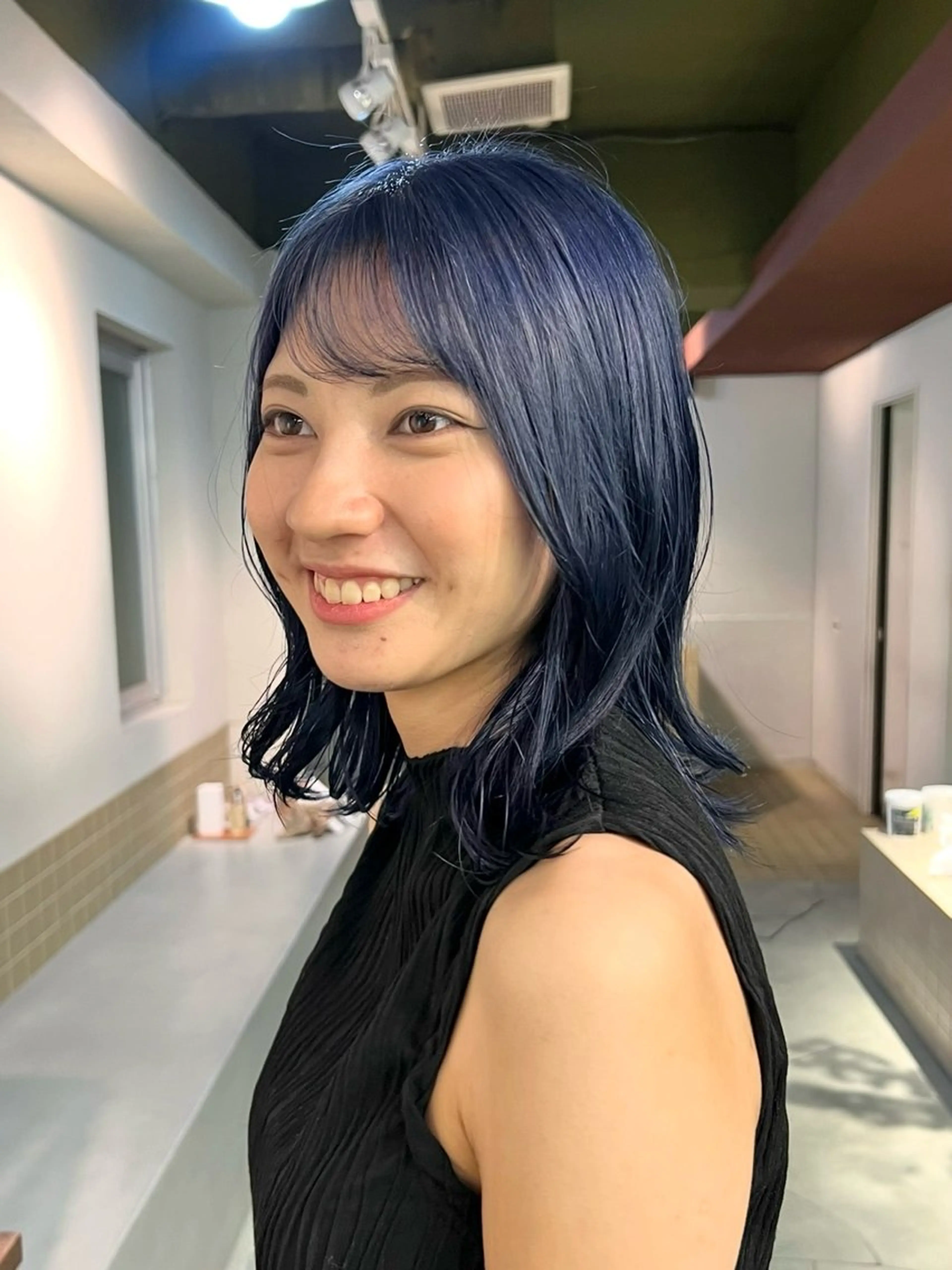 ミディアム ヘアカラー koe'（コエ）所属・【koé/コエ】 めめのヘアスタイル