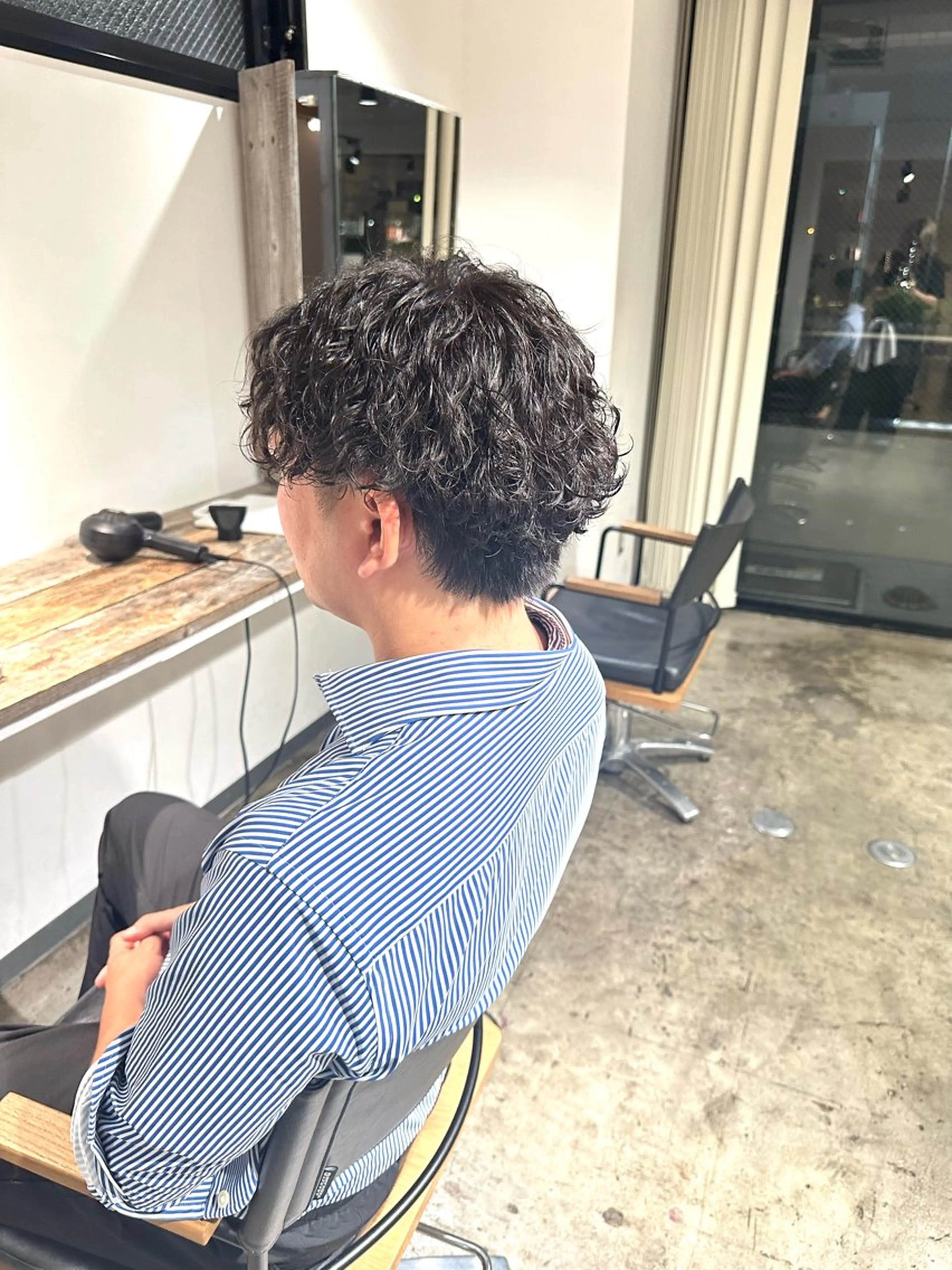 メンズ マッシュ メンズパーマ メンズツイストパーマ 波巻きパーマ ツイストパーマ カット ヘアカラー パーマ トリートメント 骨格補正施術/メンズ 専門美容師/YUYAのヘアスタイル