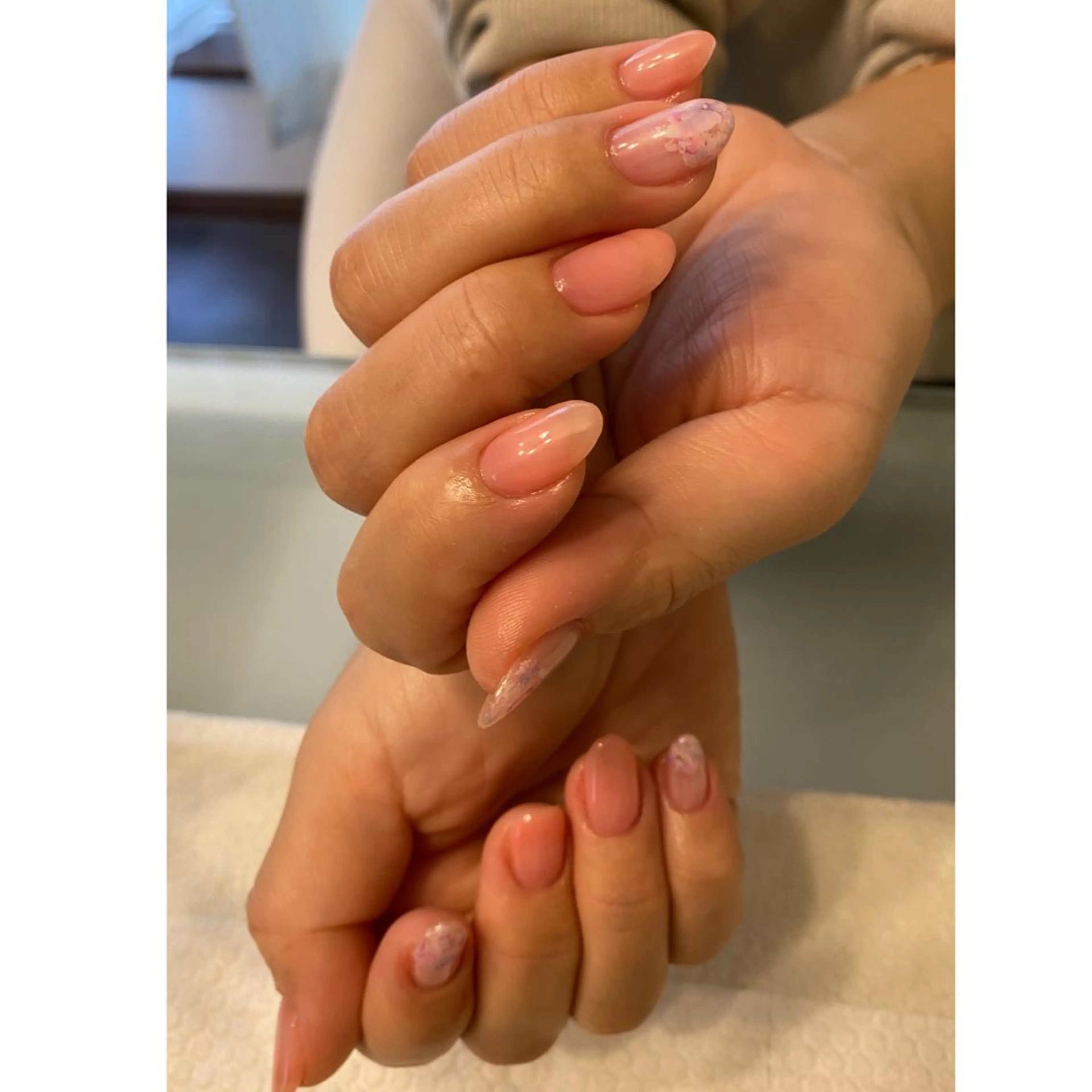 ネイル ワンカラーネイル nailsalon ラセラヴィのネイルデザイン