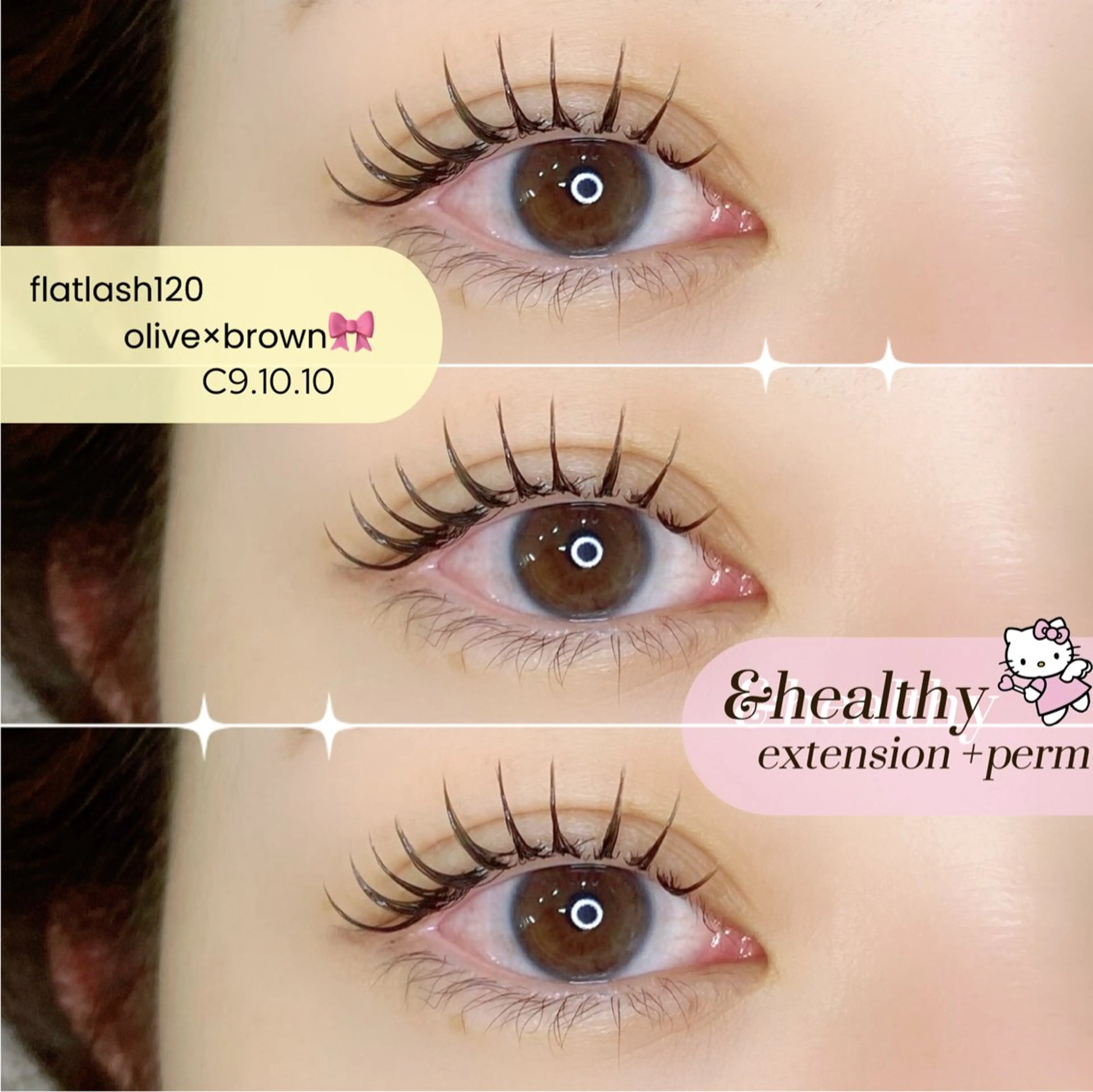 マツエク・マツパ カラーマツエク マツパ olivia  瀬戸 ❤︎アンドヘルシーのマツエク・マツパデザイン