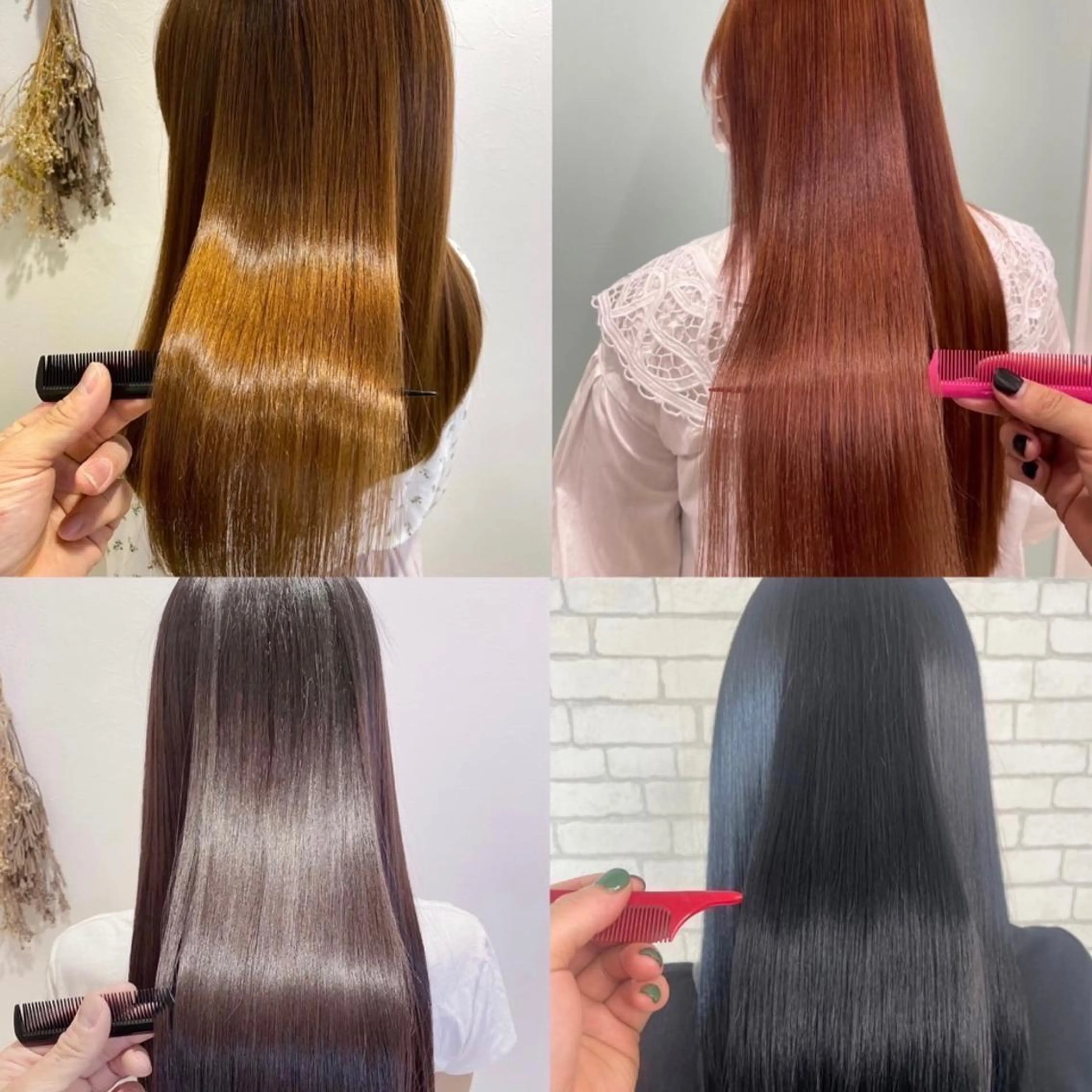 【💞美髪No.1コース🥇💞】美フォルムカット+髪質改善カラー+最高峰髪質改善トリートメントの写真