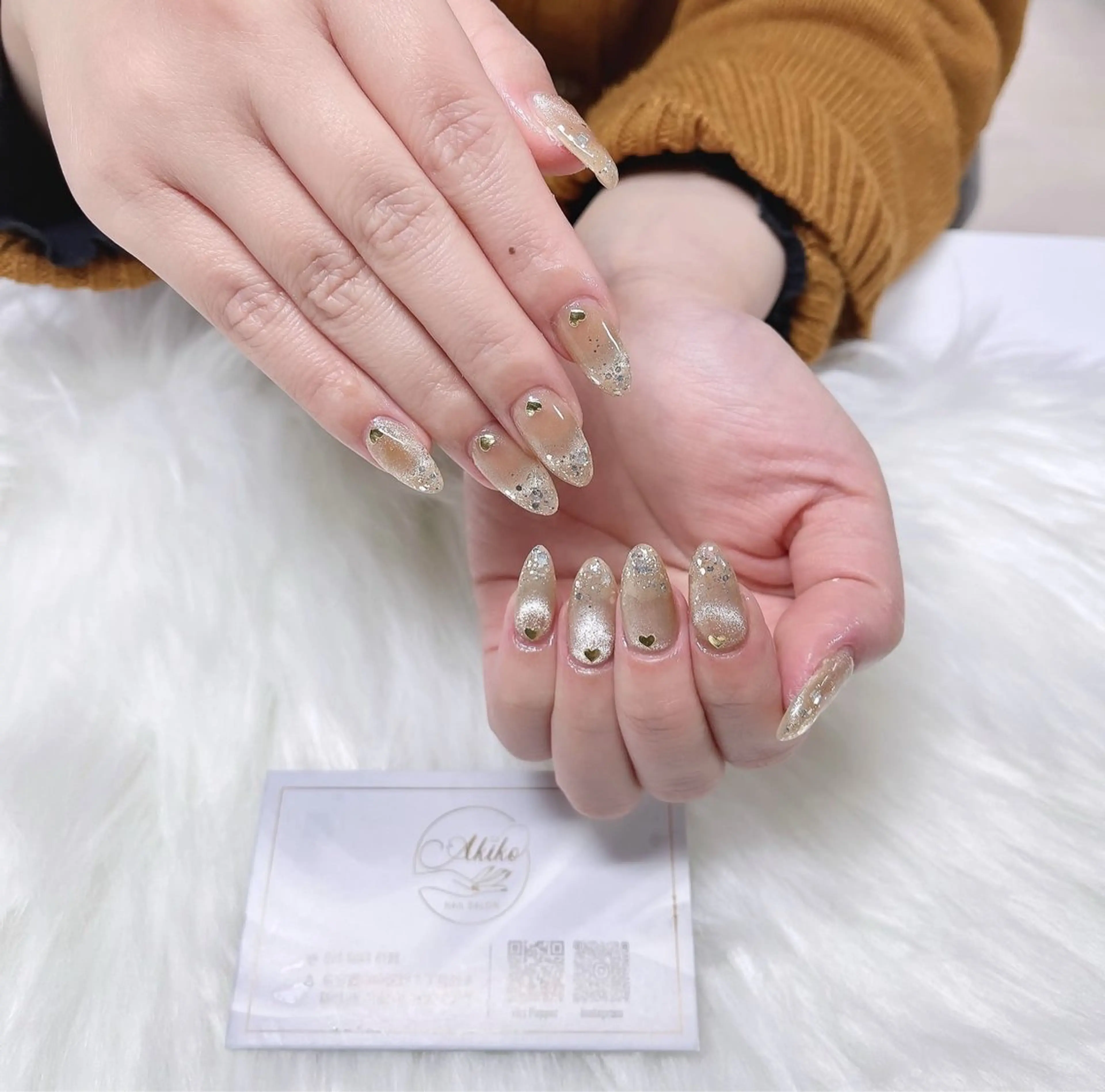 ネイル フットネイル ジェルネイル 韓国ネイル マグネットネイル 持ち込み ハンドネイル Akiko ネイルサロン所属・AKIKO ネイルサロンのネイルデザイン