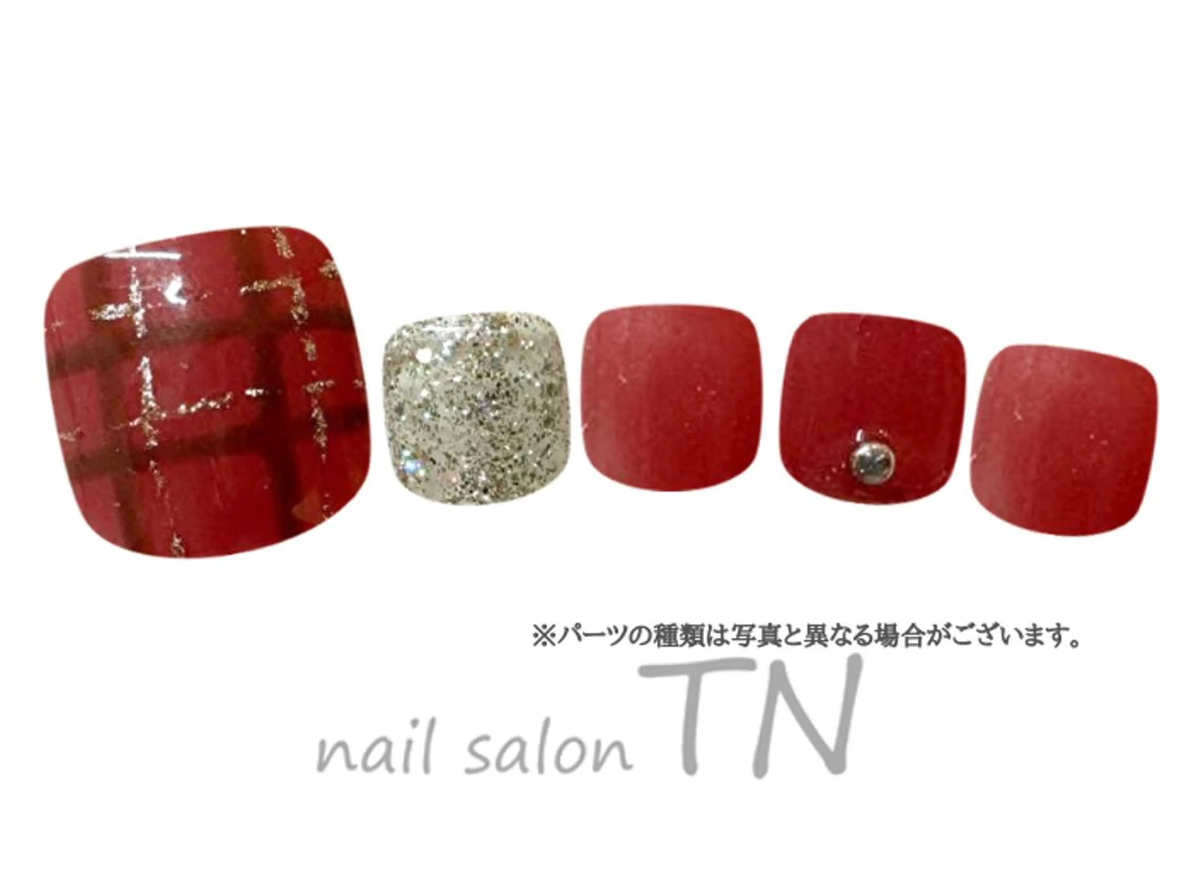 ネイル フットネイル 矢川 まどかのネイルデザイン