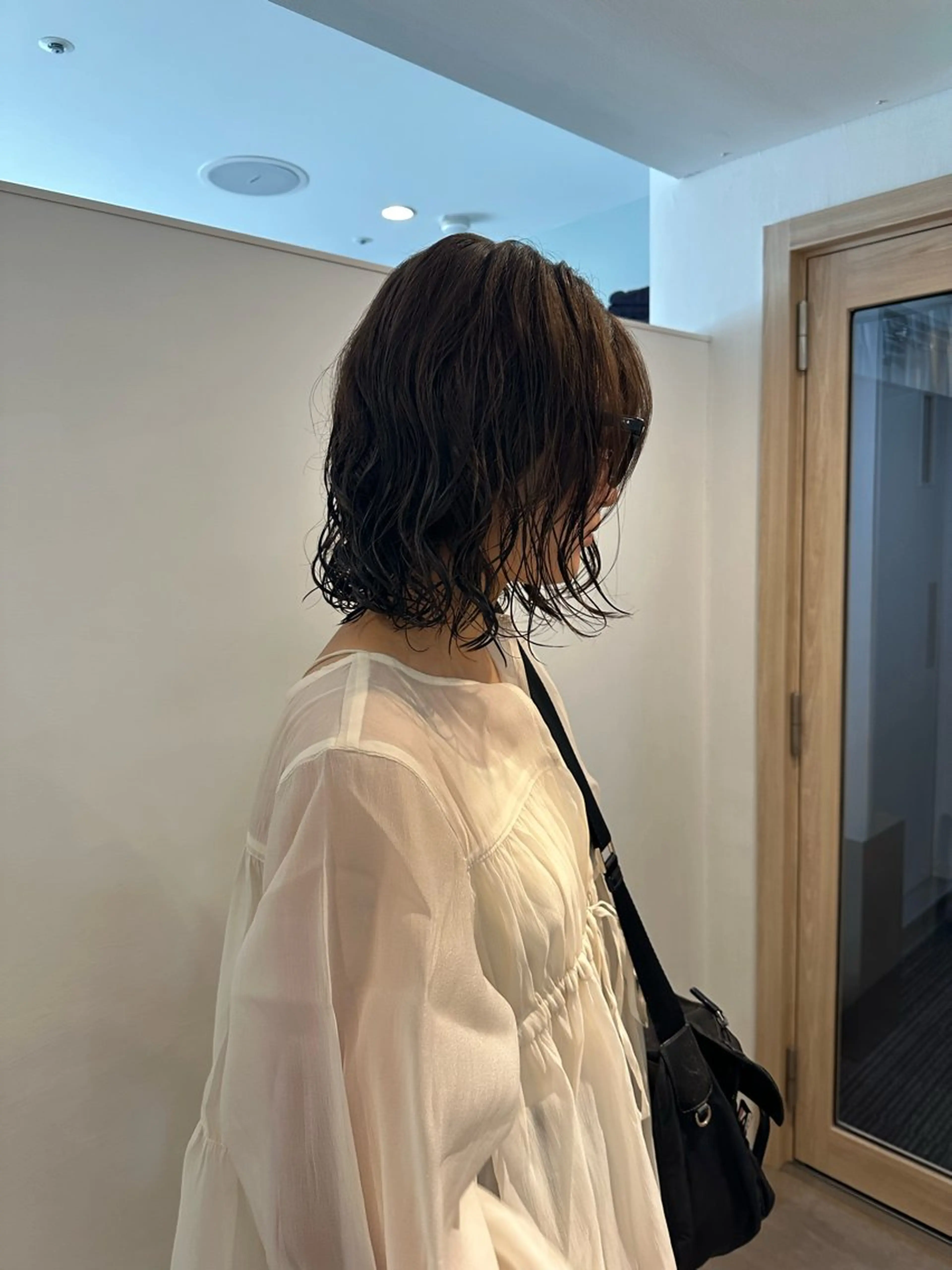 セミロング カラー カット ヘアカラー トリートメント 梅田/柔らかカラー/ オオハシ リナコのヘアスタイル