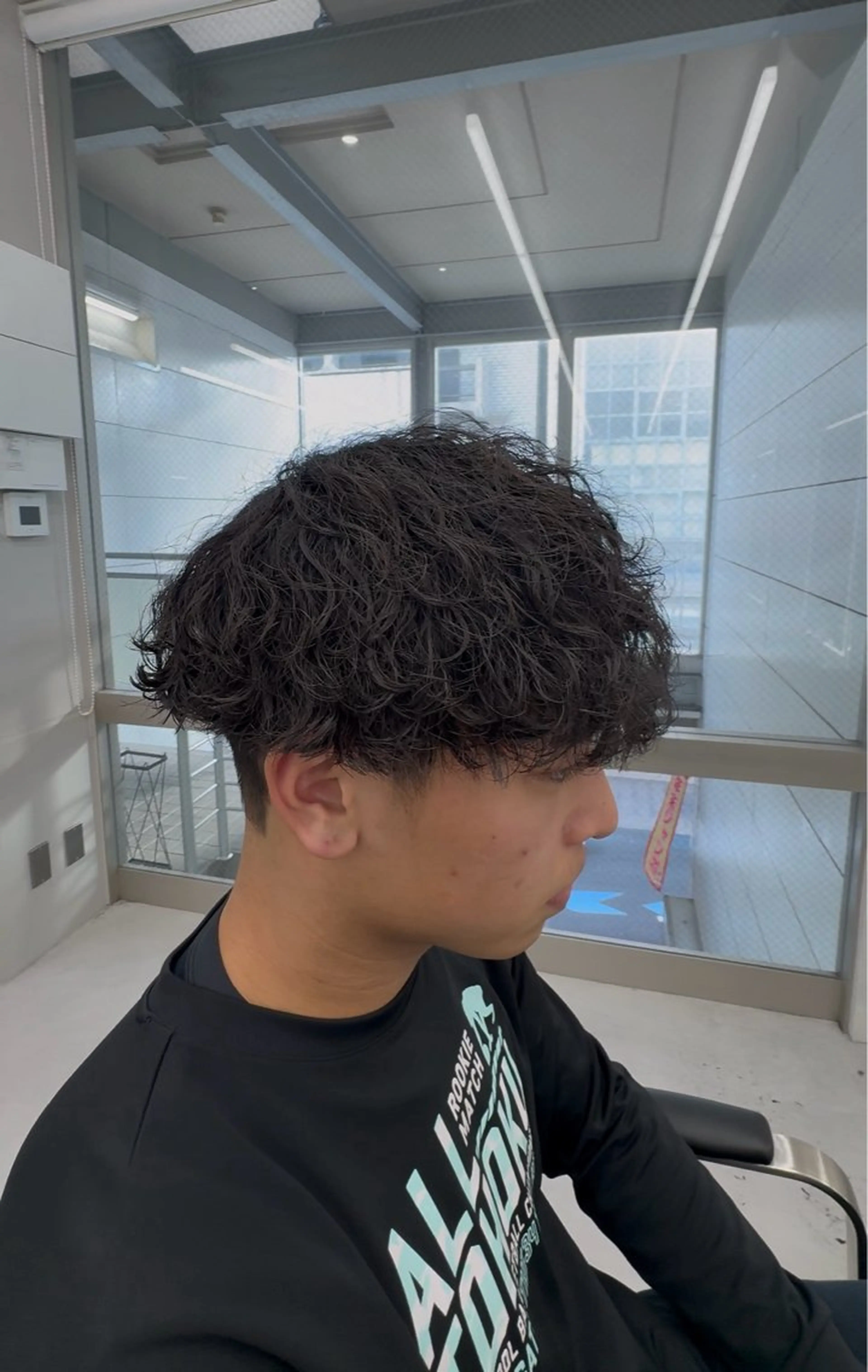 メンズカット➕波巻きパーマの写真