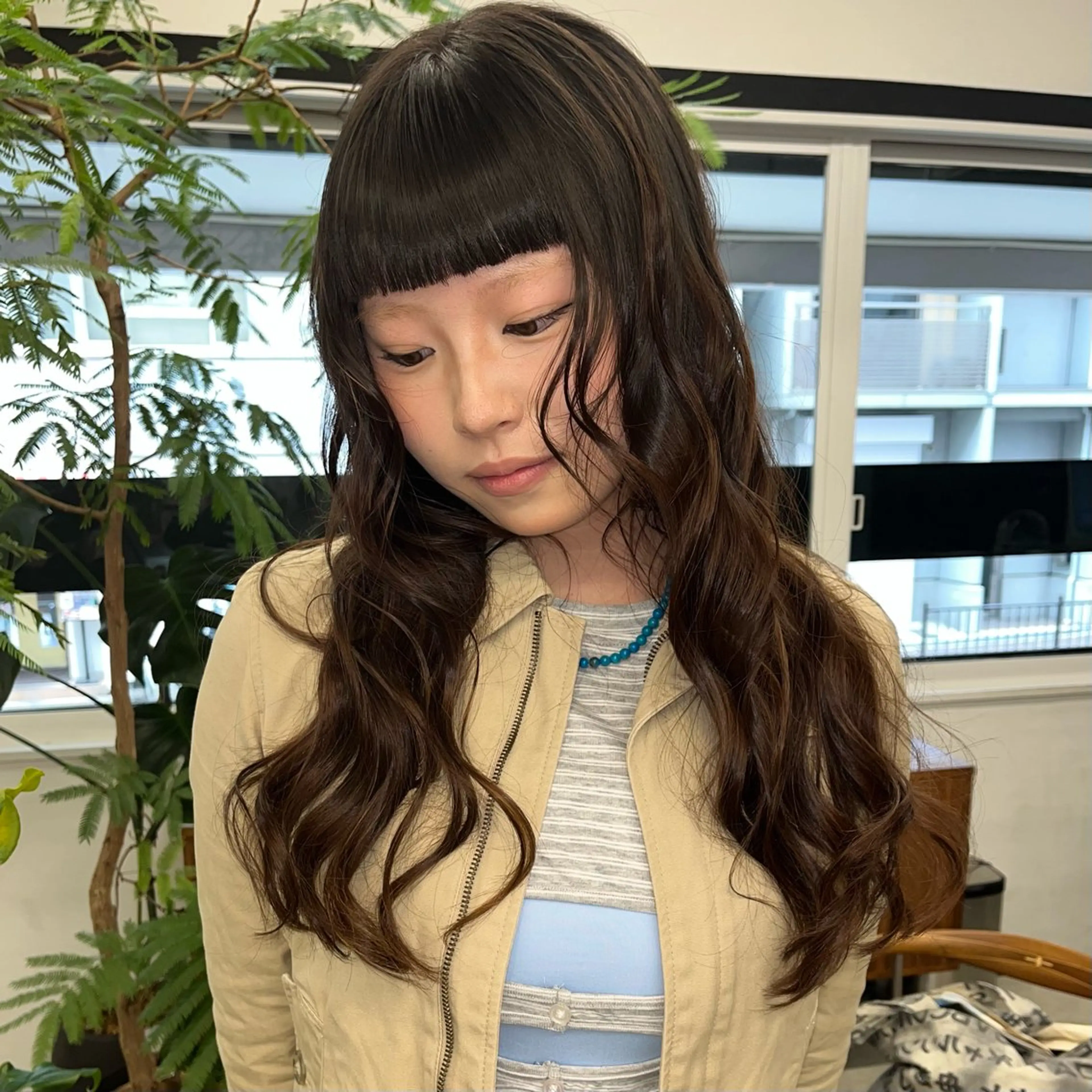 ロング カット トリートメント yuan tanakaのヘアスタイル