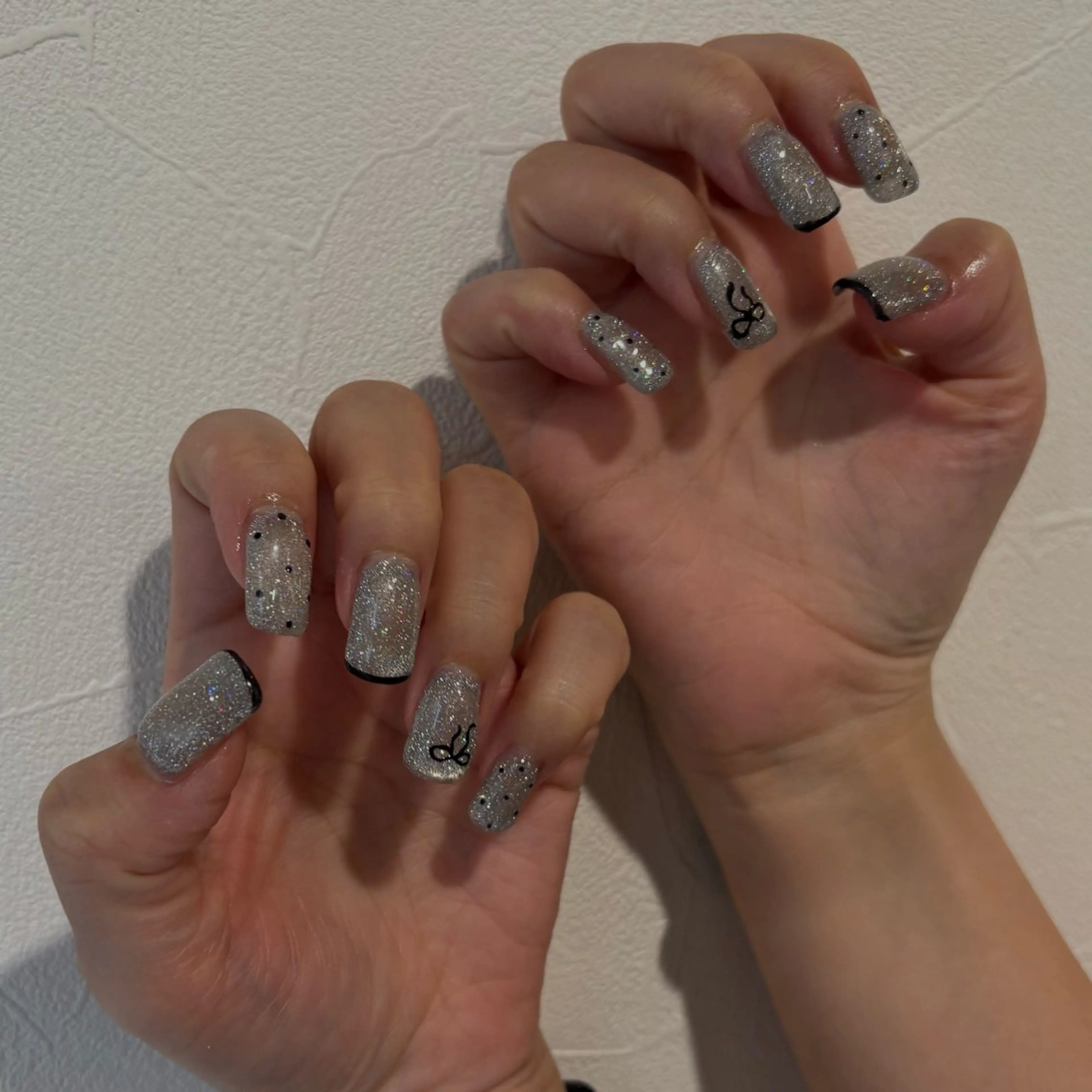 ネイル アートネイル クリアネイル 長さ出し フラッシュネイル 韓国ネイル vante_aimi .パラジェル取扱店のネイルデザイン