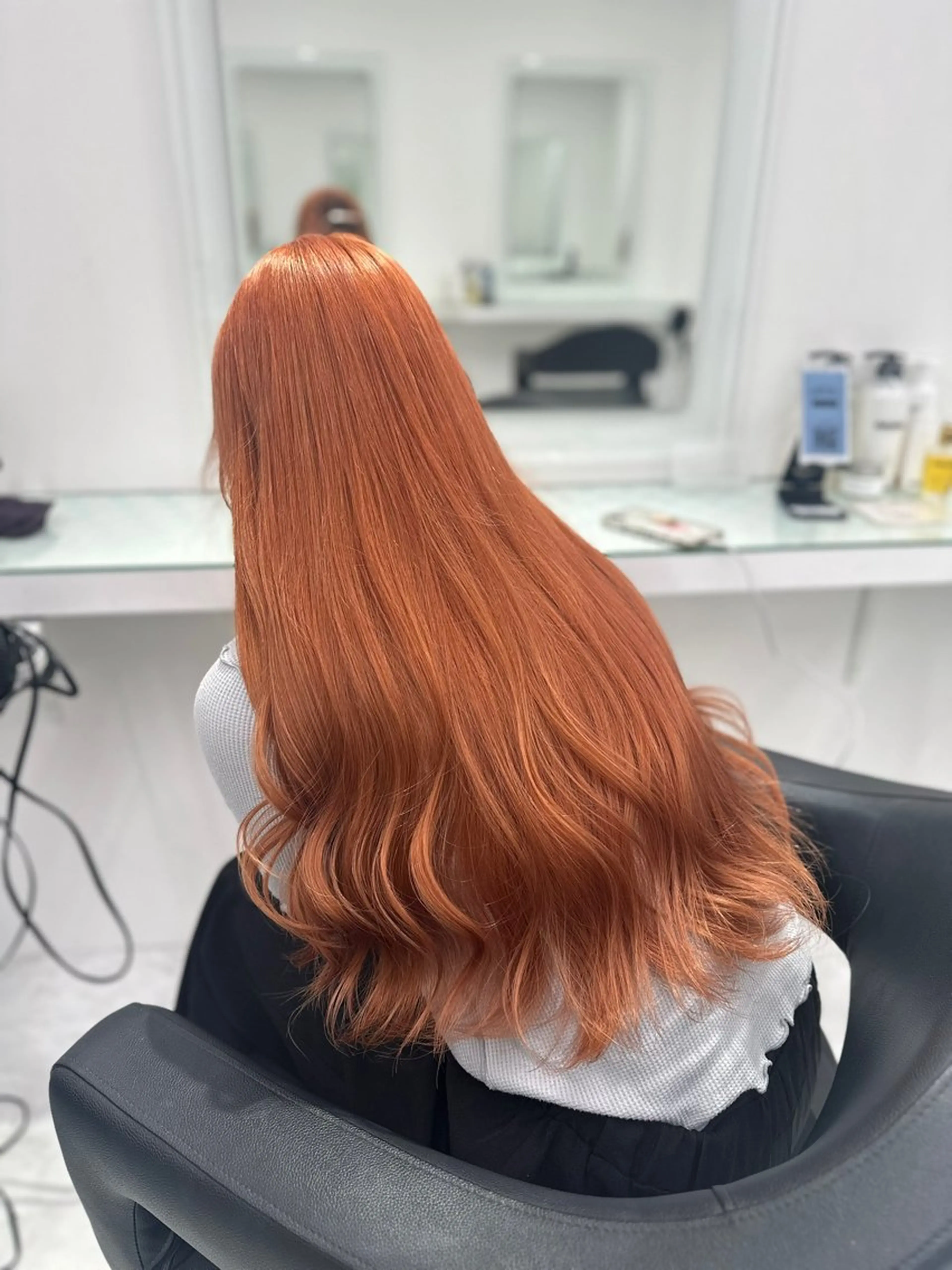 ロング カラー ヘアカラー トリートメント ヘッドスパ ヘアセット ❄最強かわいいカラー ❄️MINA❄️のヘアスタイル